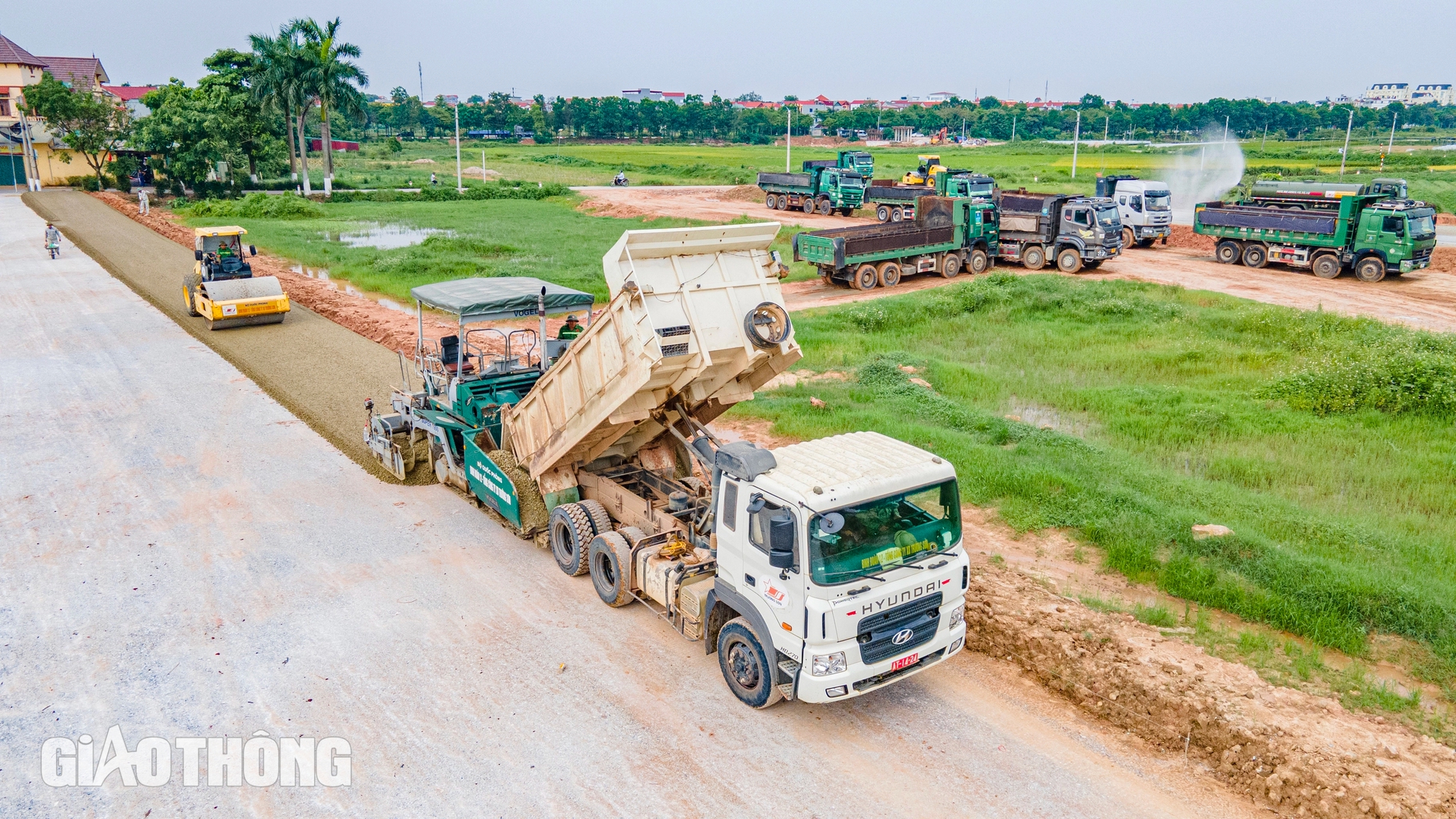 Diện mạo đường Vành đai 4 sau gần một năm thi công- Ảnh 3.