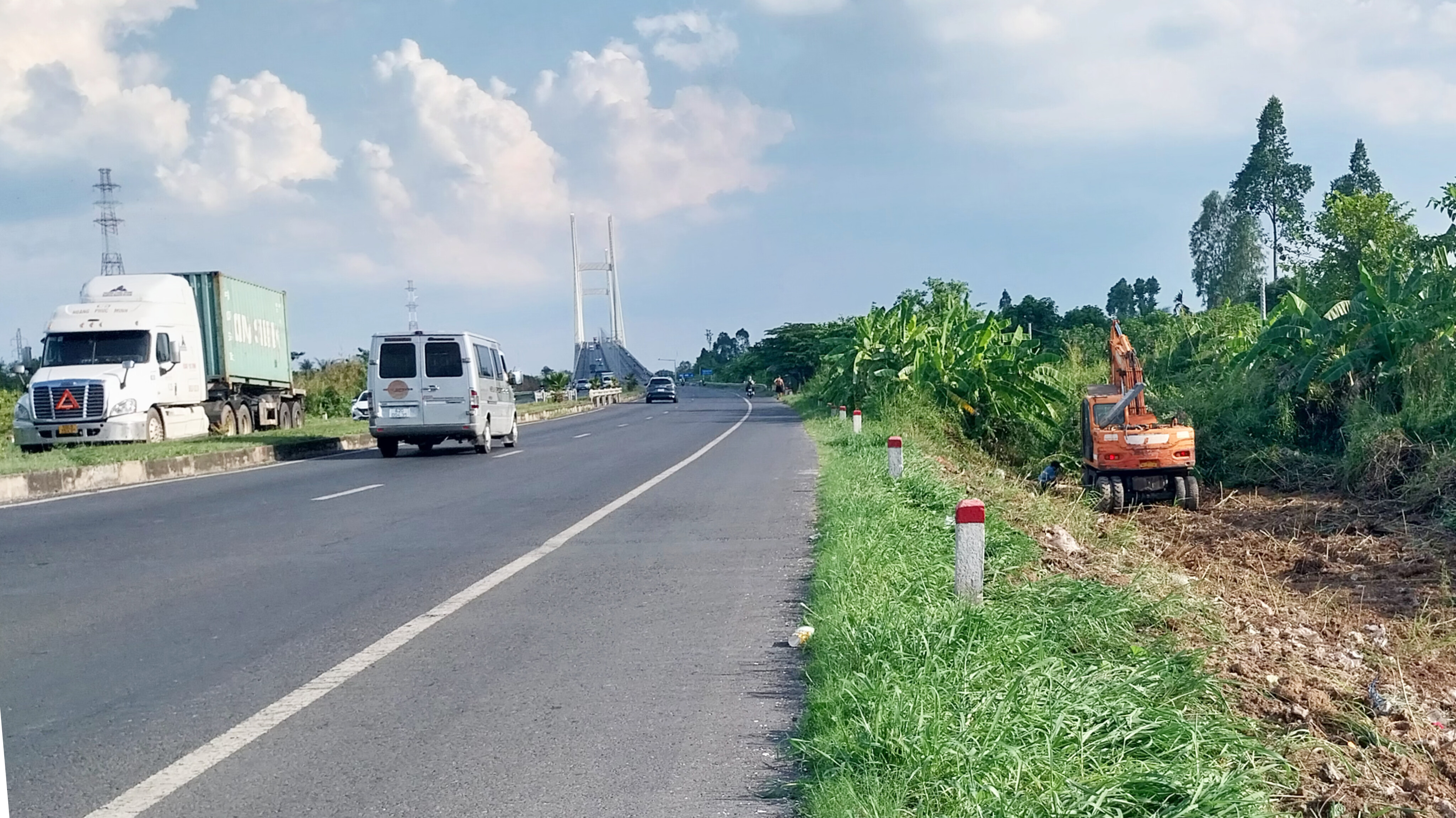 Tuyến Cao Lãnh - Lộ Tẻ đang được nâng cấp- Ảnh 1.