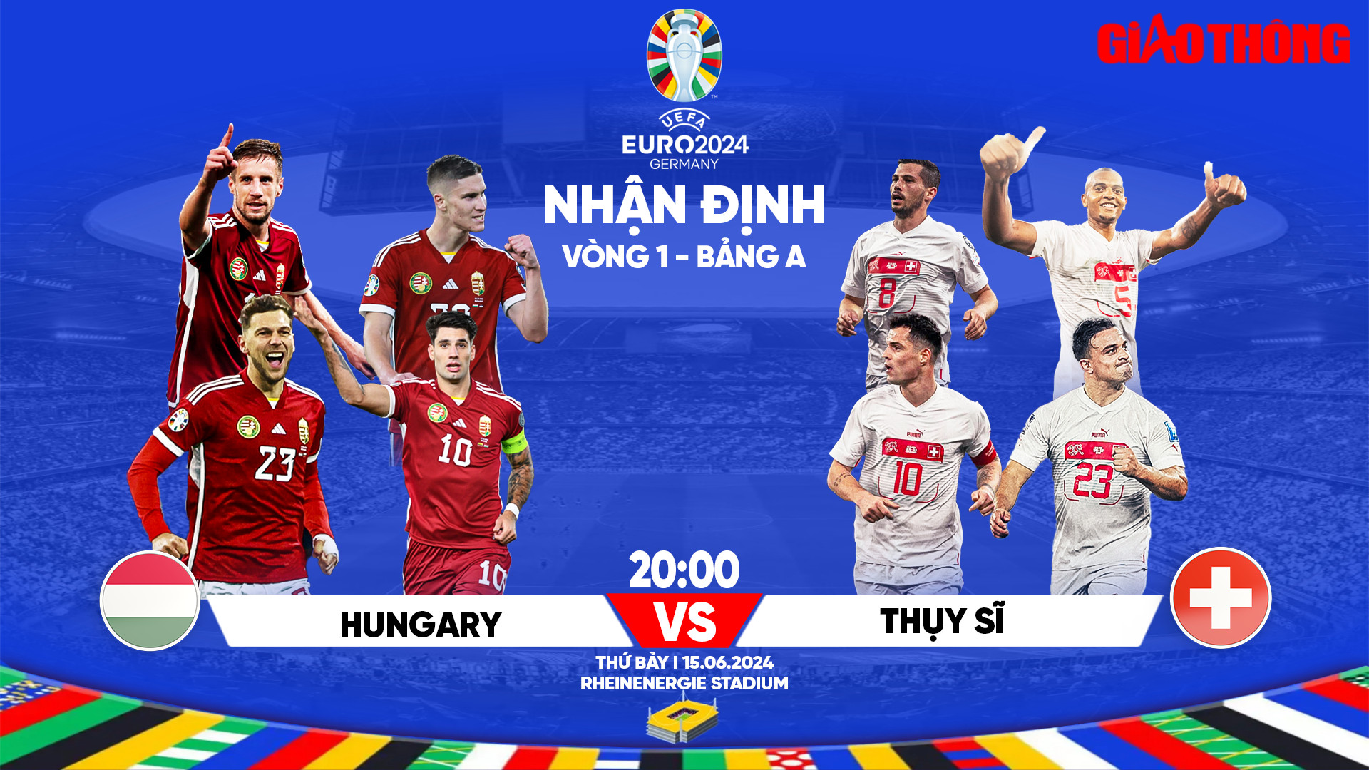 Nhận định, dự đoán kết quả Hungary vs Thụy Sĩ (20h ngày 15/6), bảng A EURO 2024- Ảnh 1.