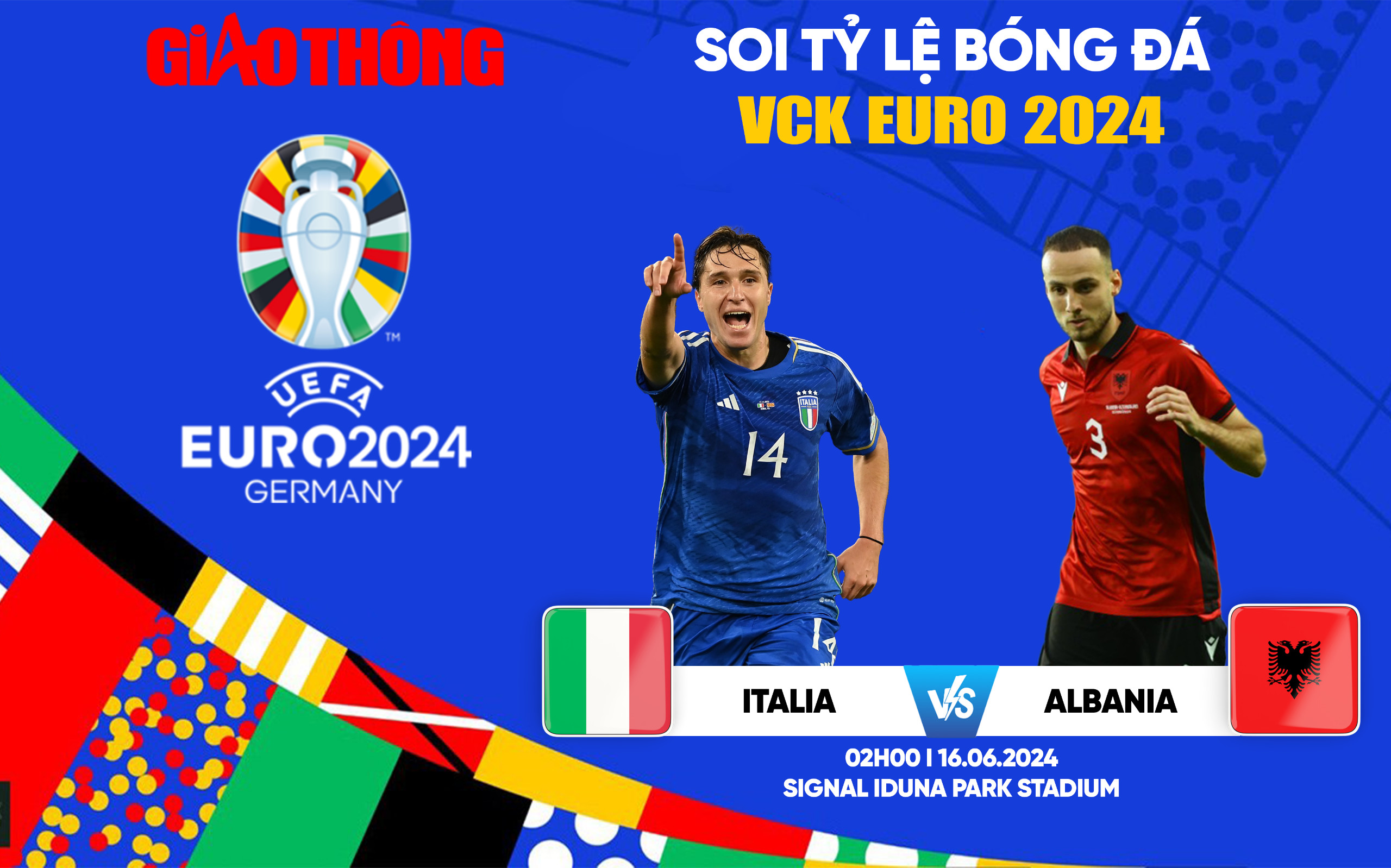 Soi tỷ lệ Italia vs Albania (2h ngày 16/6), bảng B EURO 2024- Ảnh 1.