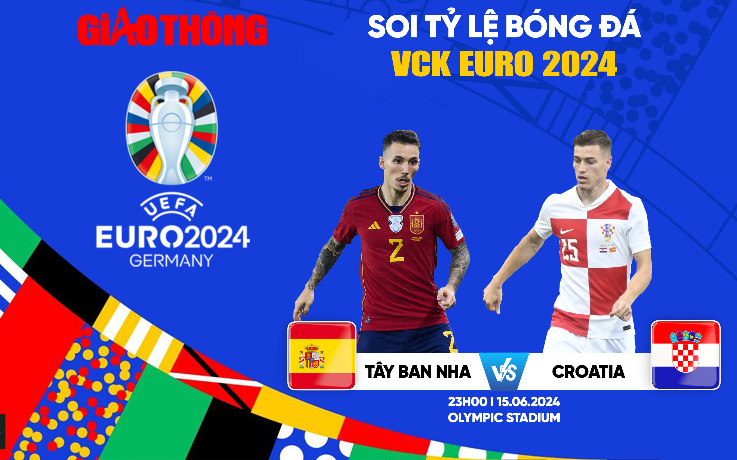 Soi tỷ lệ Tây Ban Nha vs Croatia (23h ngày 15/6) bảng B EURO 2024- Ảnh 1.