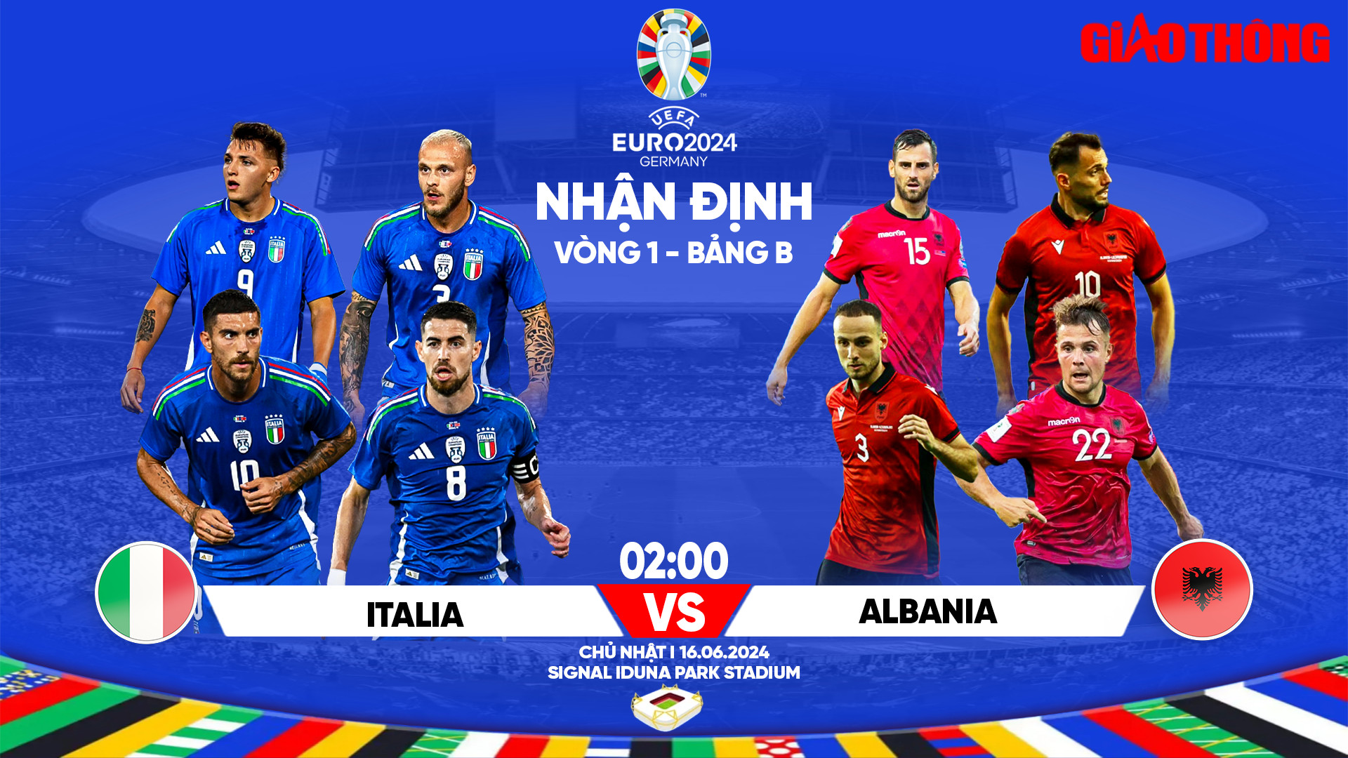 Nhận định, dự đoán kết quả Italia vs Albania (2h ngày 16/6), bảng B EURO 2024- Ảnh 1.