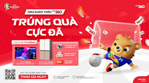 Trúng quà cực khủng mỗi ngày khi xem EURO 2024 trên TV360- Ảnh 1.