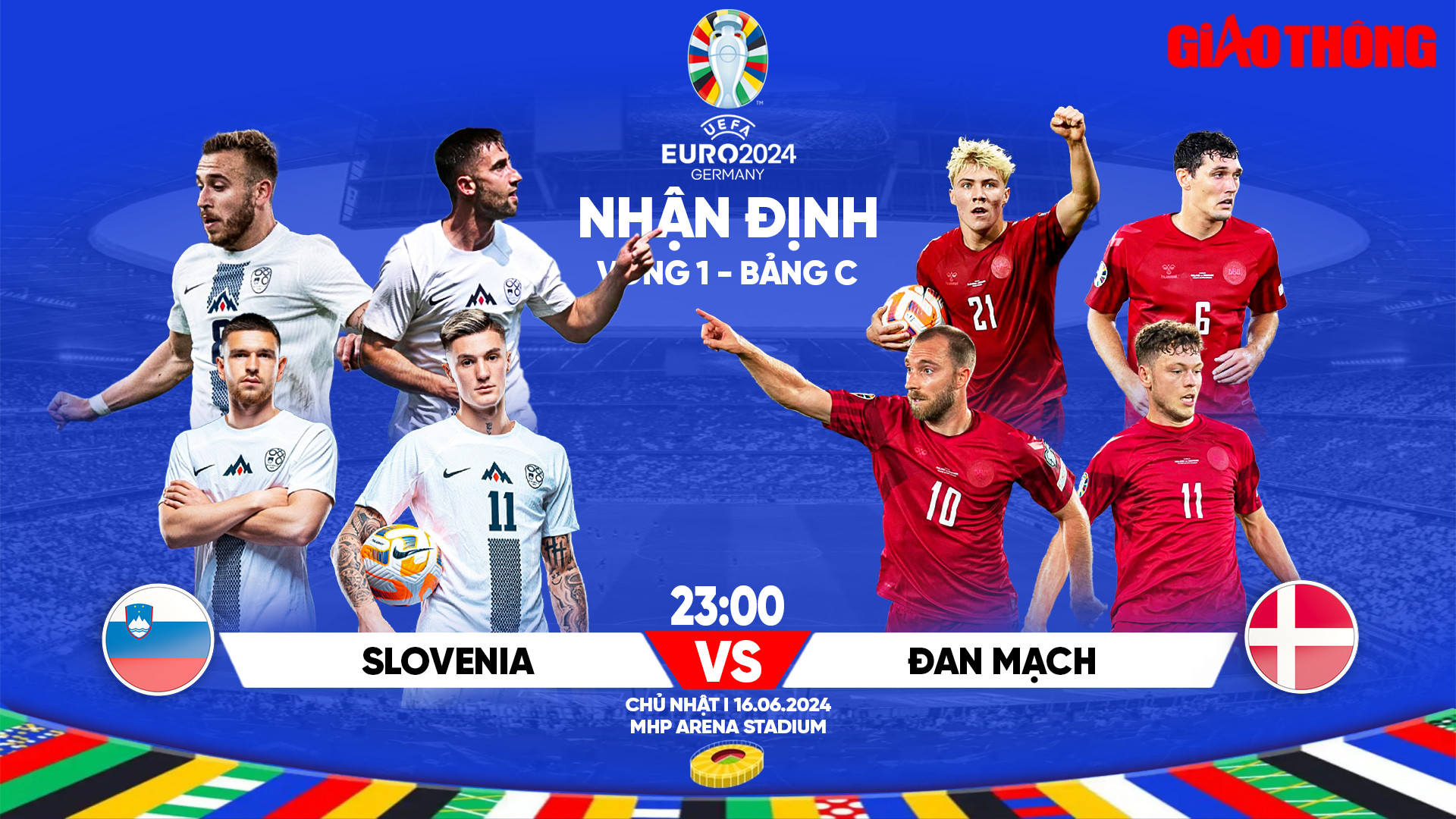 Nhận định, dự đoán kết quả Slovenia vs Đan Mạch (23h ngày 16/6), bảng C EURO 2024- Ảnh 1.