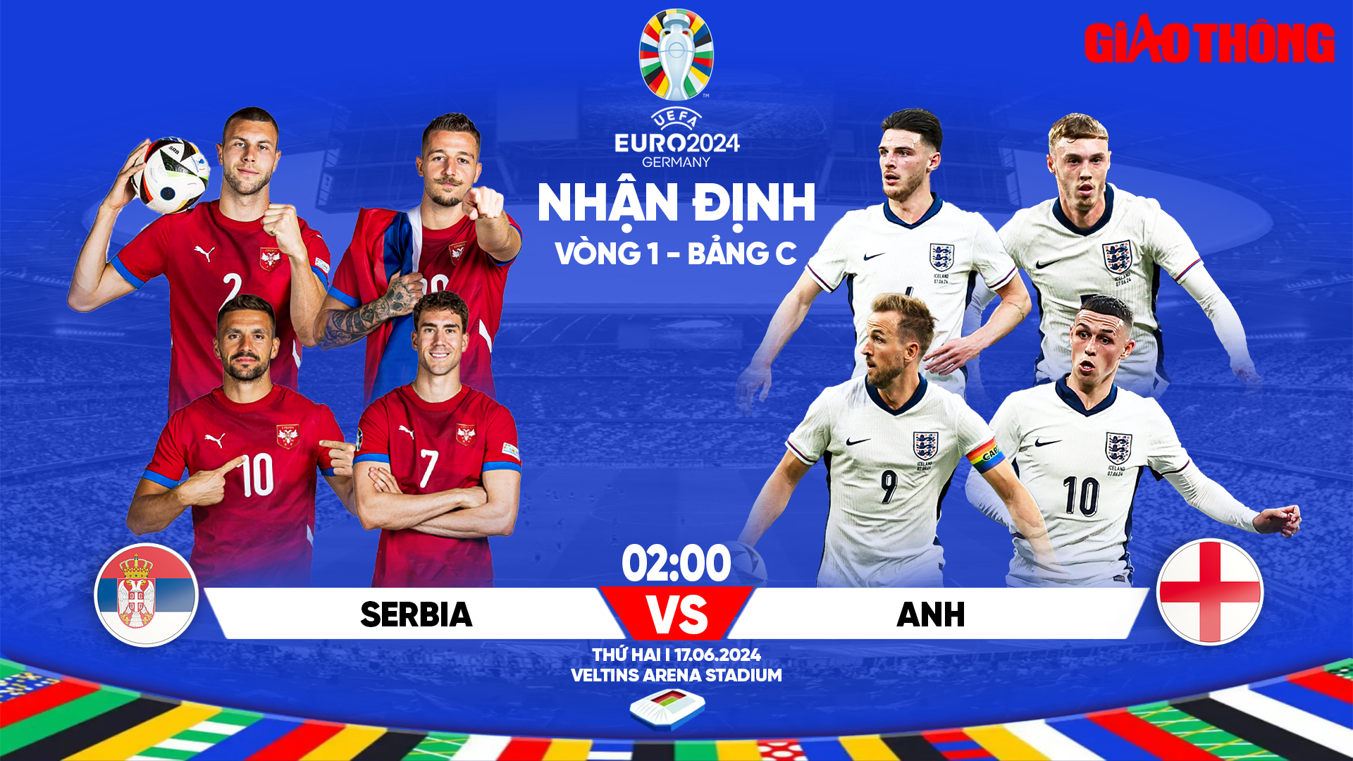 Nhận định, dự đoán kết quả Serbia vs Anh (2h ngày 17/6), bảng C EURO 2024- Ảnh 1.