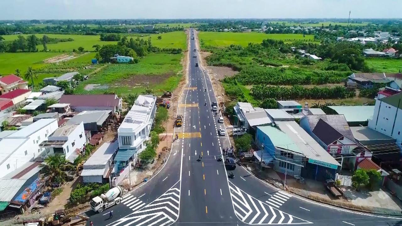 Hình hài tuyến tránh thành phố Long Xuyên trước giờ khánh thành- Ảnh 6.