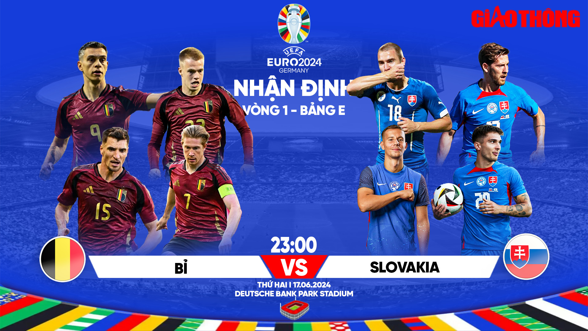 Nhận định, dự đoán kết quả Bỉ vs Slovakia (23h ngày 17/6), bảng E EURO 2024- Ảnh 1.