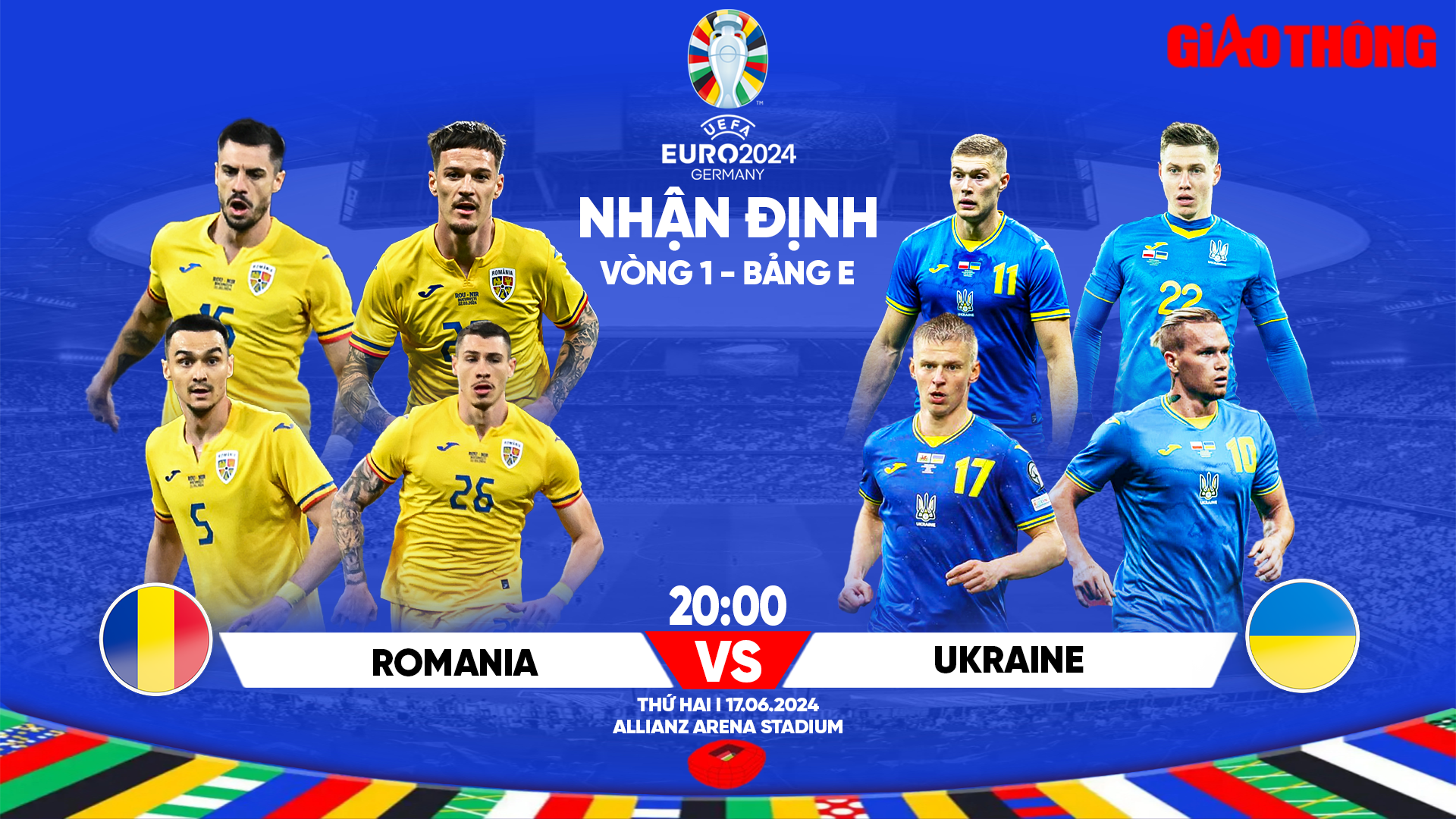 Nhận định, dự đoán kết quả Romania vs Ukraine (20h ngày 17/6), bảng E EURO 2024- Ảnh 1.