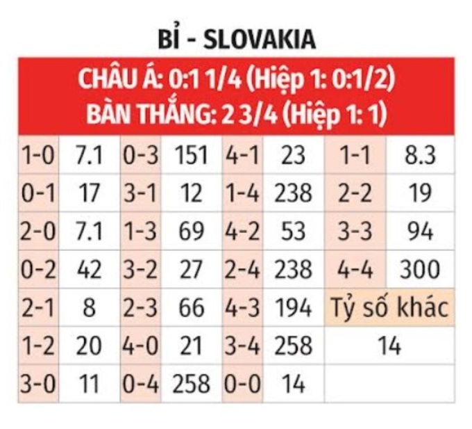 Soi tỷ lệ Bỉ vs Slovakia (23h ngày 17/6), bảng E EURO 2024- Ảnh 2.