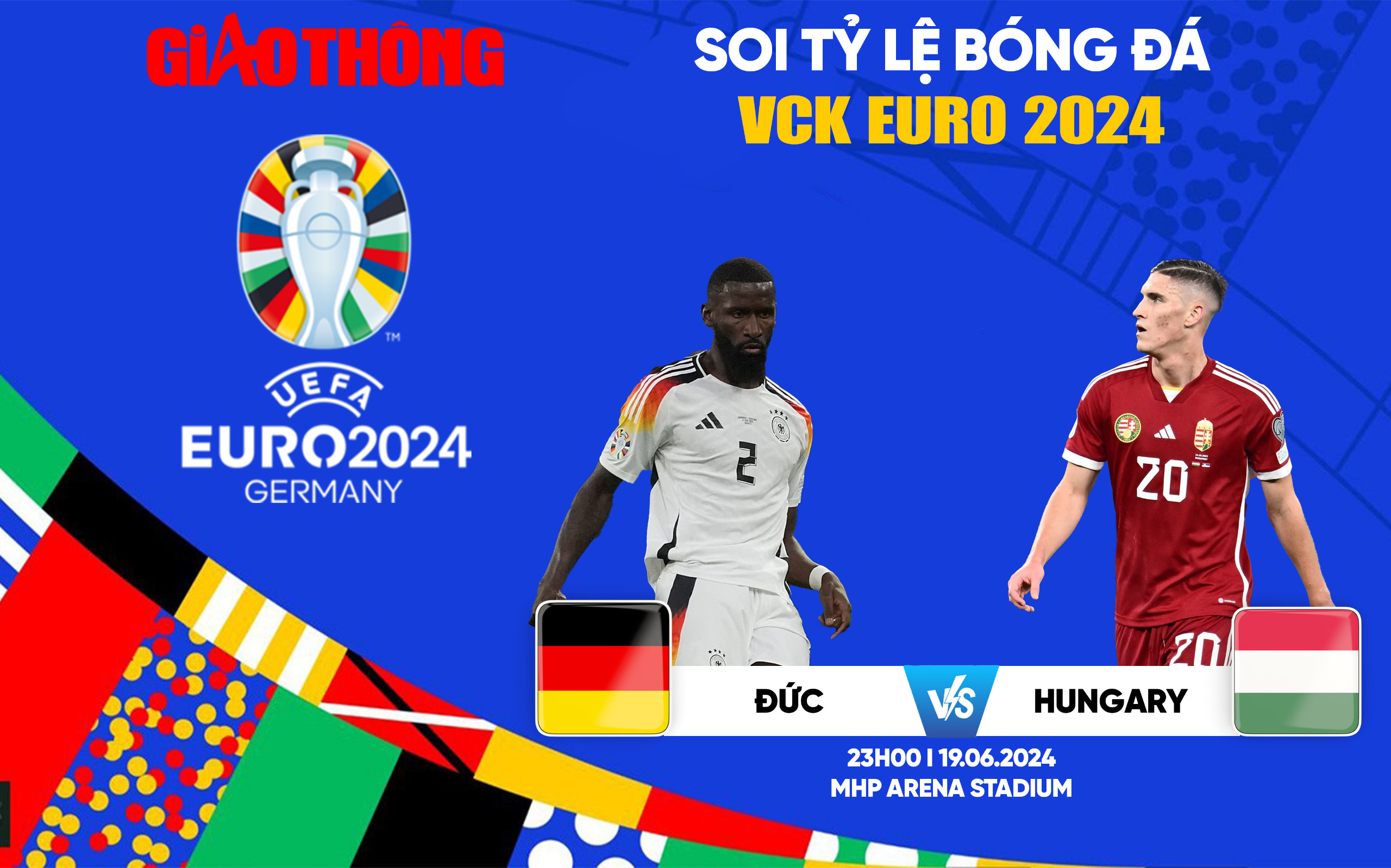 Soi tỷ lệ Đức vs Hungary (23h ngày 19/6), bảng A EURO 2024- Ảnh 1.