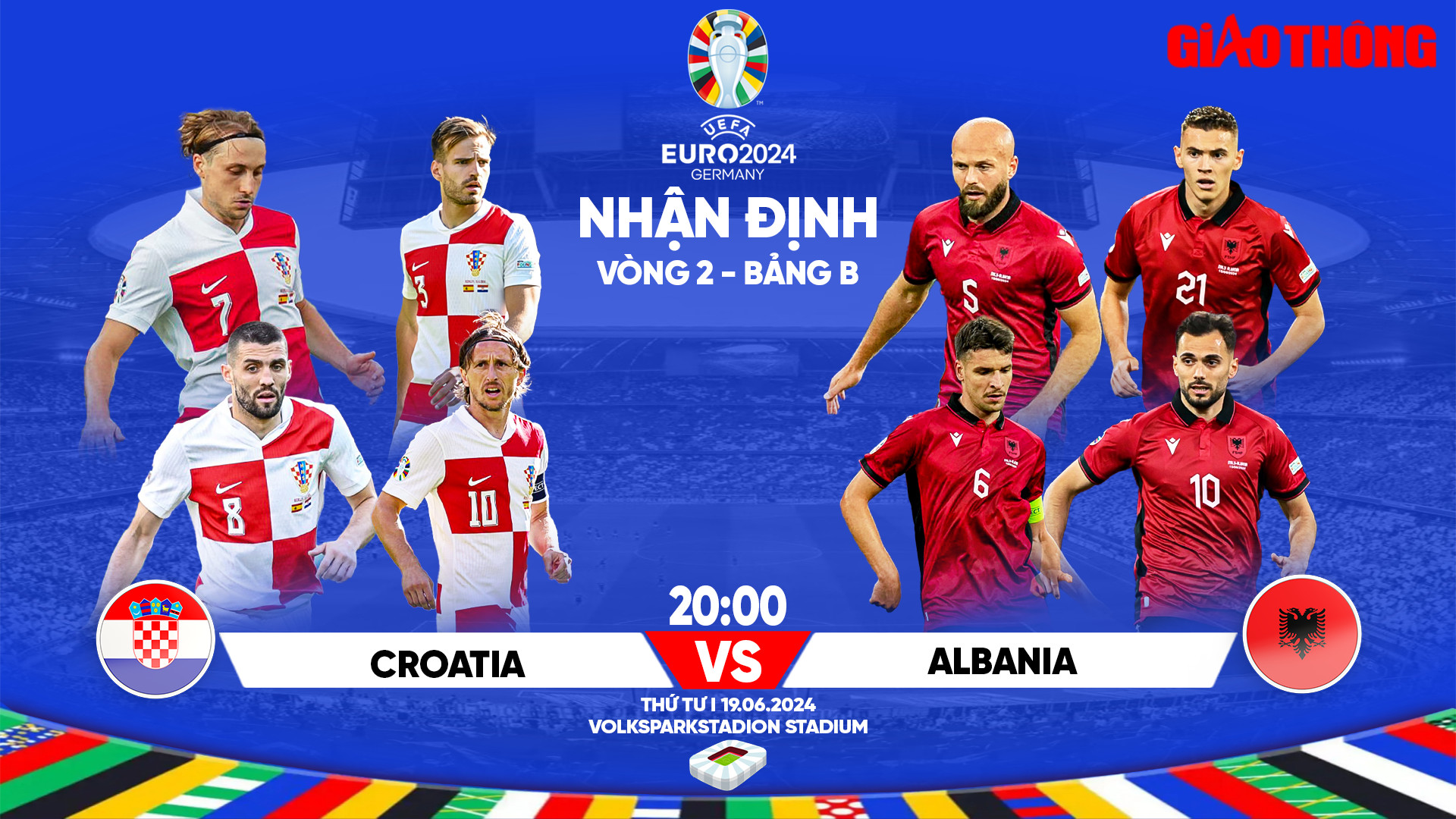 Nhận định, dự đoán kết quả Croatia vs Albania (20h ngày 19/6), bảng B EURO 2024- Ảnh 1.