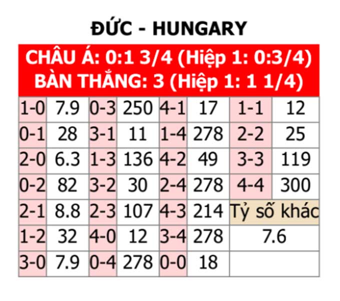 Soi tỷ lệ Đức vs Hungary (23h ngày 19/6), bảng A EURO 2024- Ảnh 2.