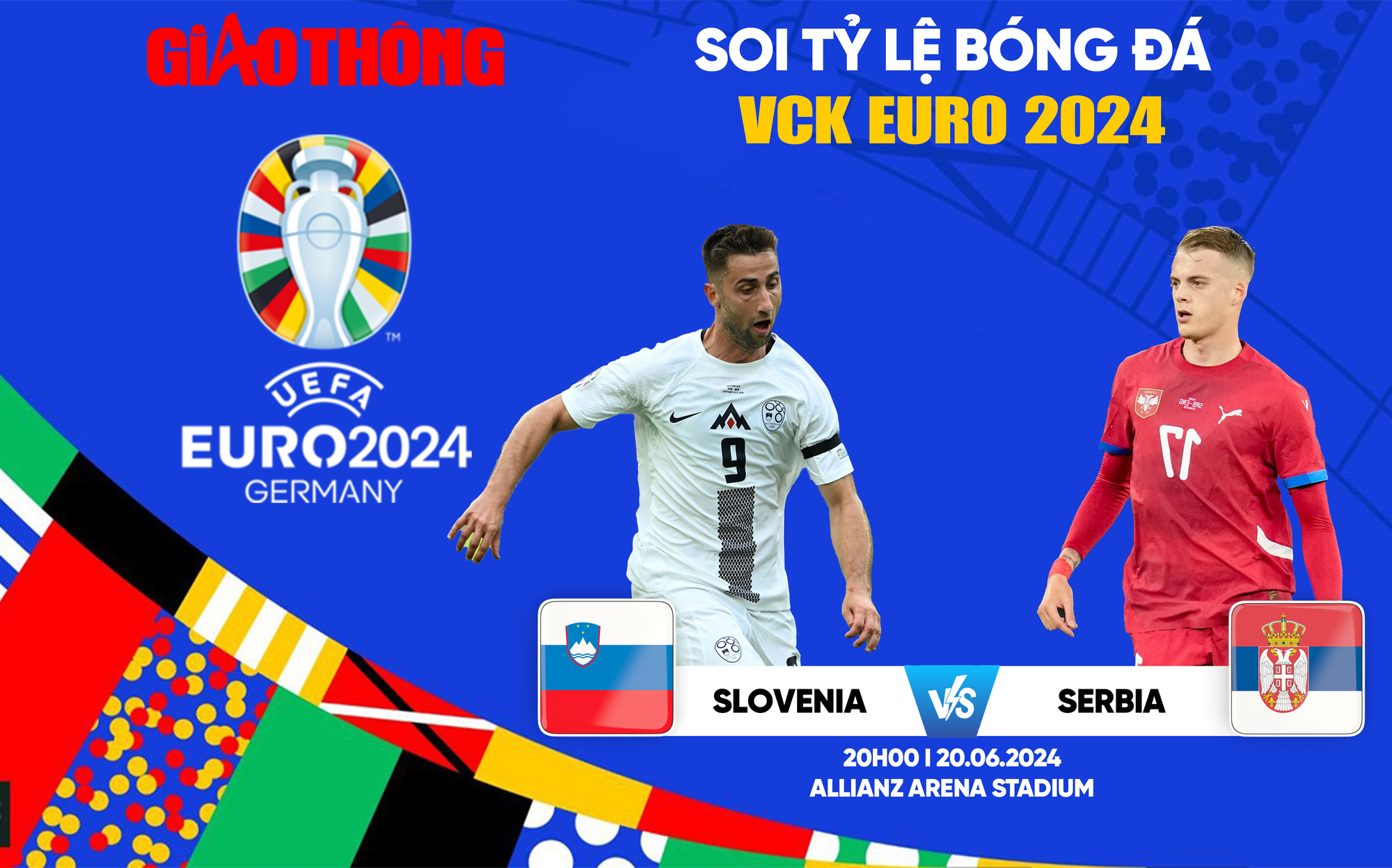 Soi tỷ lệ Slovenia vs Serbia (20h ngày 20/6), bảng C EURO 2024- Ảnh 1.