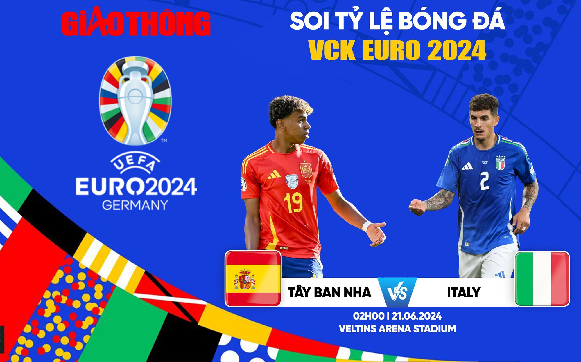 Soi tỷ lệ Tây Ban Nha vs Ý (2h ngày 21/6), bảng B EURO 2024- Ảnh 1.