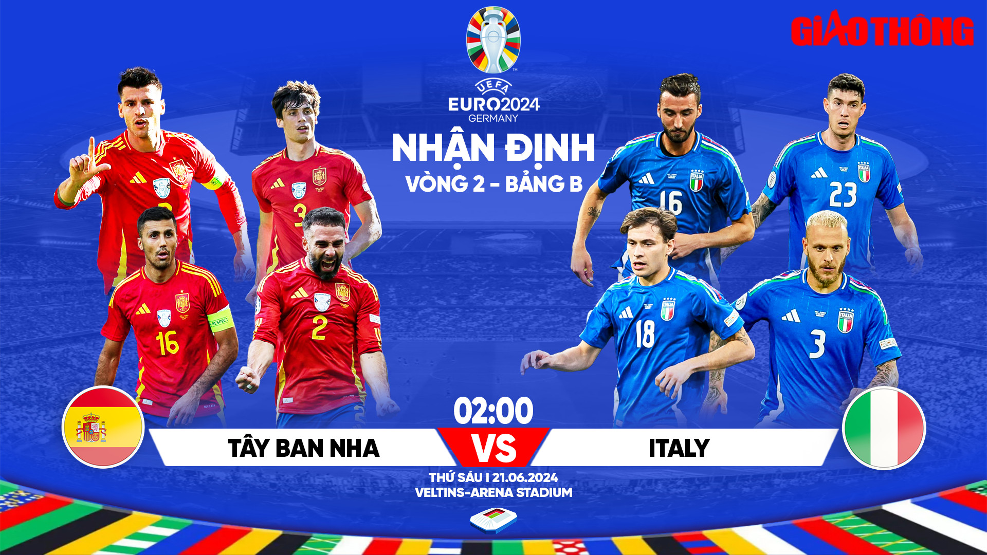 Nhận định, dự đoán kết quả Tây Ban Nha vs Ý (02h ngày 21/6), bảng B EURO 2024- Ảnh 1.