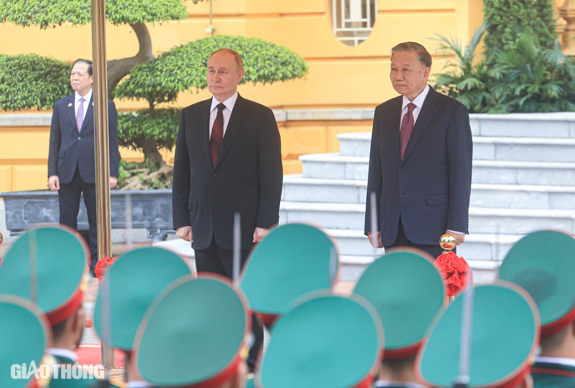 Toàn cảnh lễ đón chính thức Tổng thống Nga Vladimir Putin- Ảnh 1.