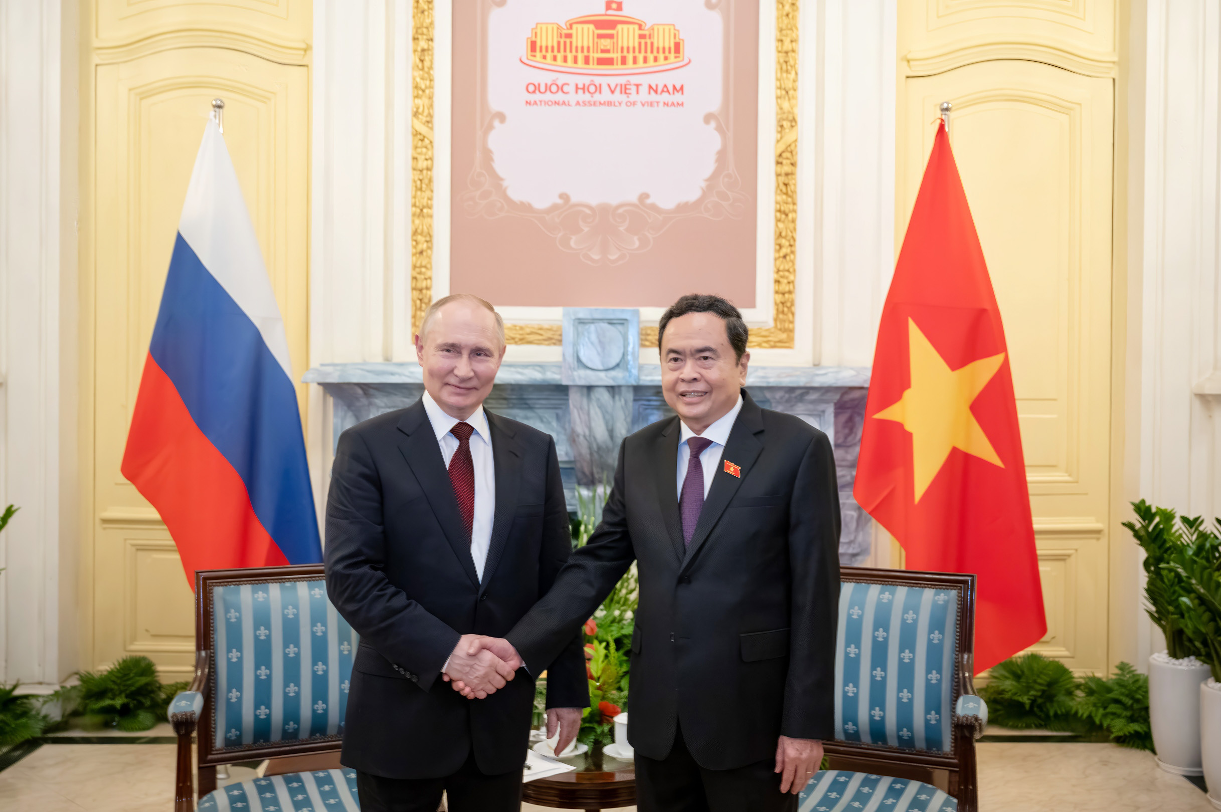 Chủ tịch Quốc hội Trần Thanh Mẫn hội kiến Tổng thống Putin tại nơi đặc biệt- Ảnh 1.