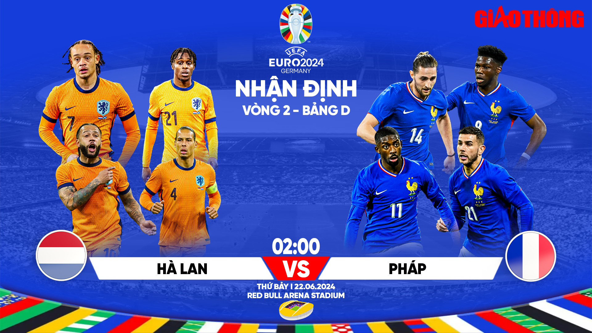 Nhận định, dự đoán kết quả Hà Lan vs Pháp (2h ngày 22/6), bảng D EURO 2024- Ảnh 1.