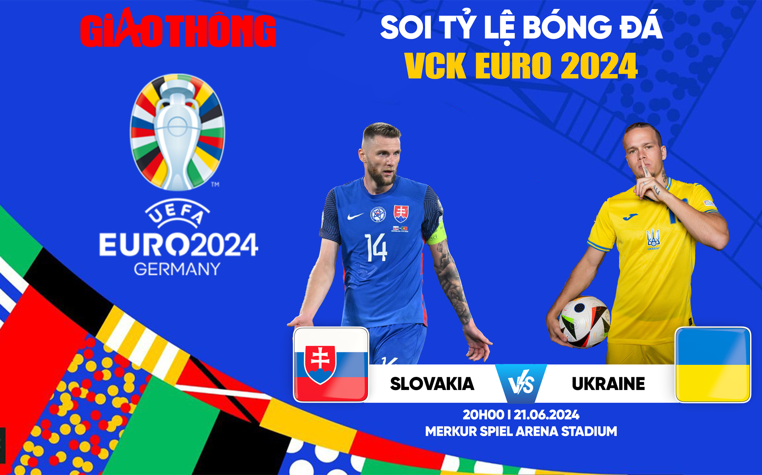 Soi tỷ lệ Slovakia vs Ukraine (20h ngày 21/6), bảng E EURO 2024- Ảnh 1.