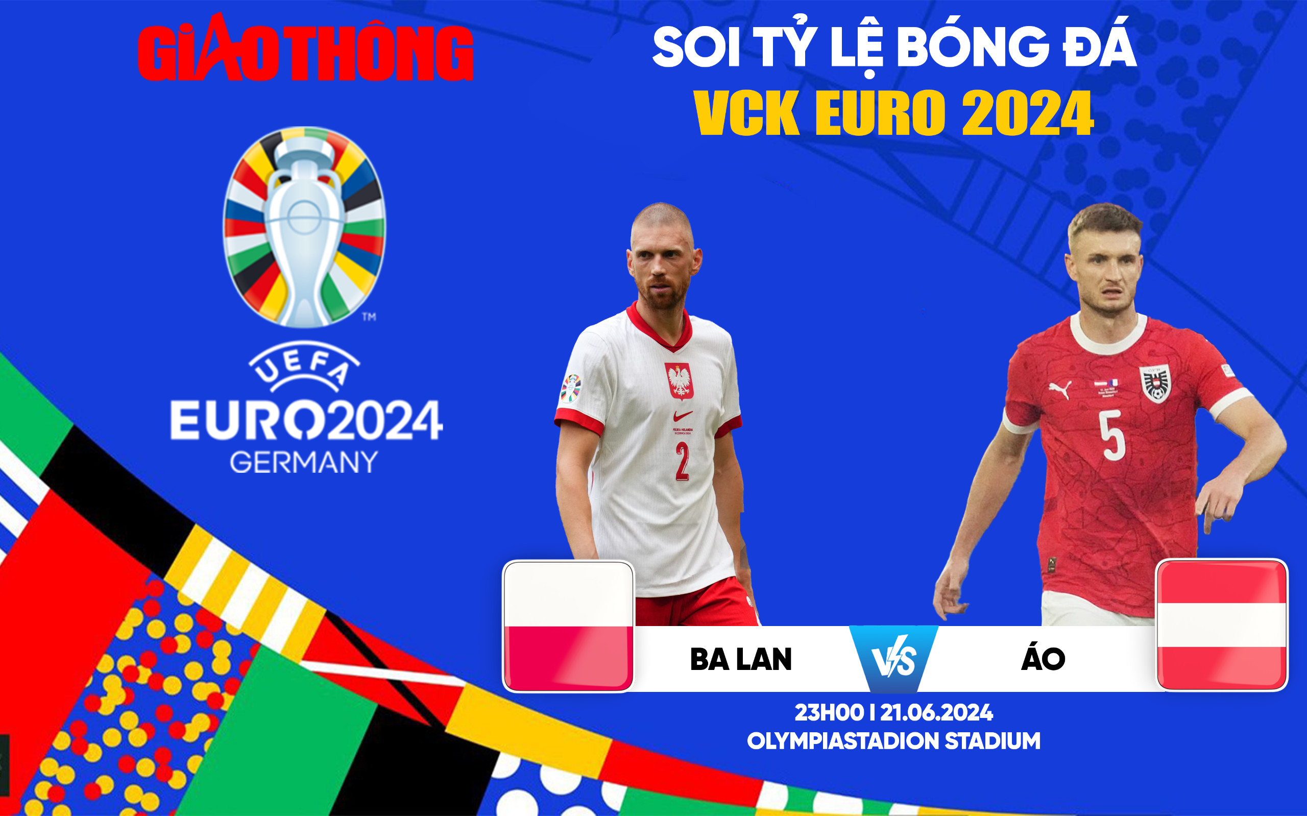 Soi tỷ lệ Ba Lan vs Áo (23h ngày 21/6), bảng D EURO 2024- Ảnh 1.