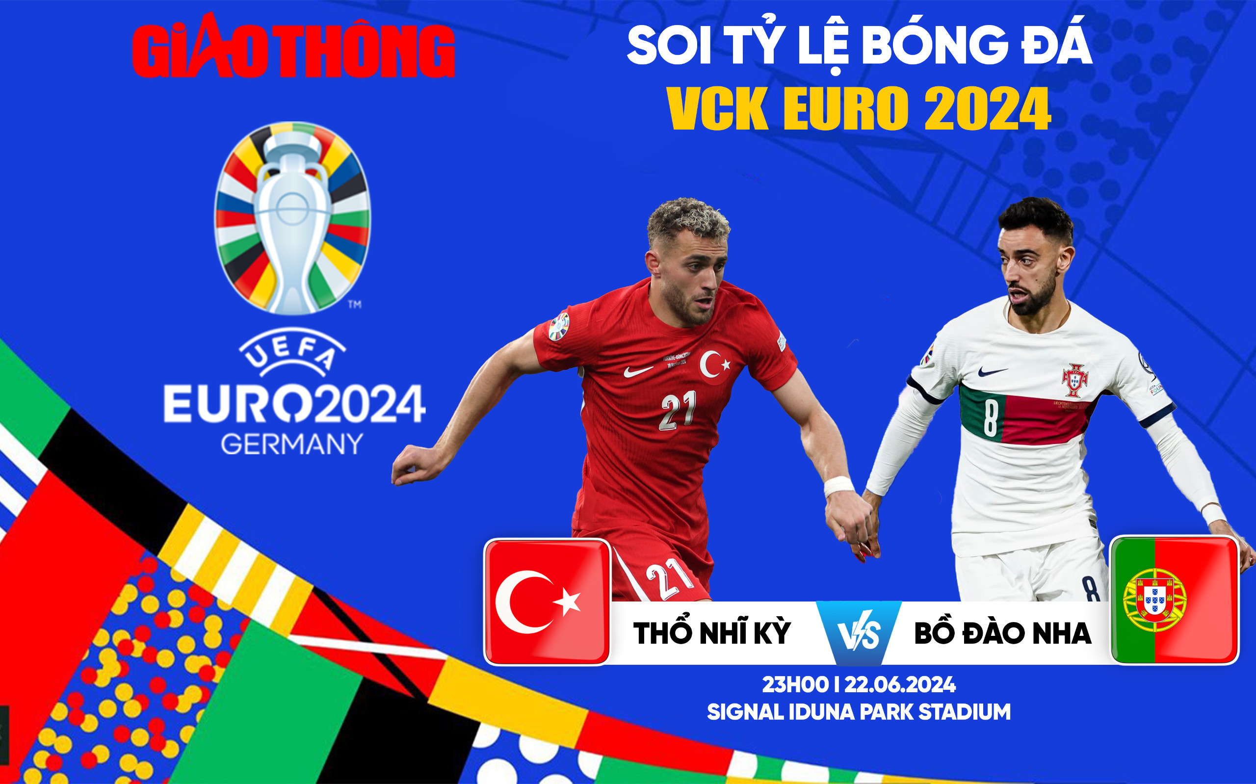 Soi tỷ lệ Thổ Nhĩ Kỳ vs Bồ Đào Nha (23h ngày 22/6), bảng F EURO 2024- Ảnh 1.