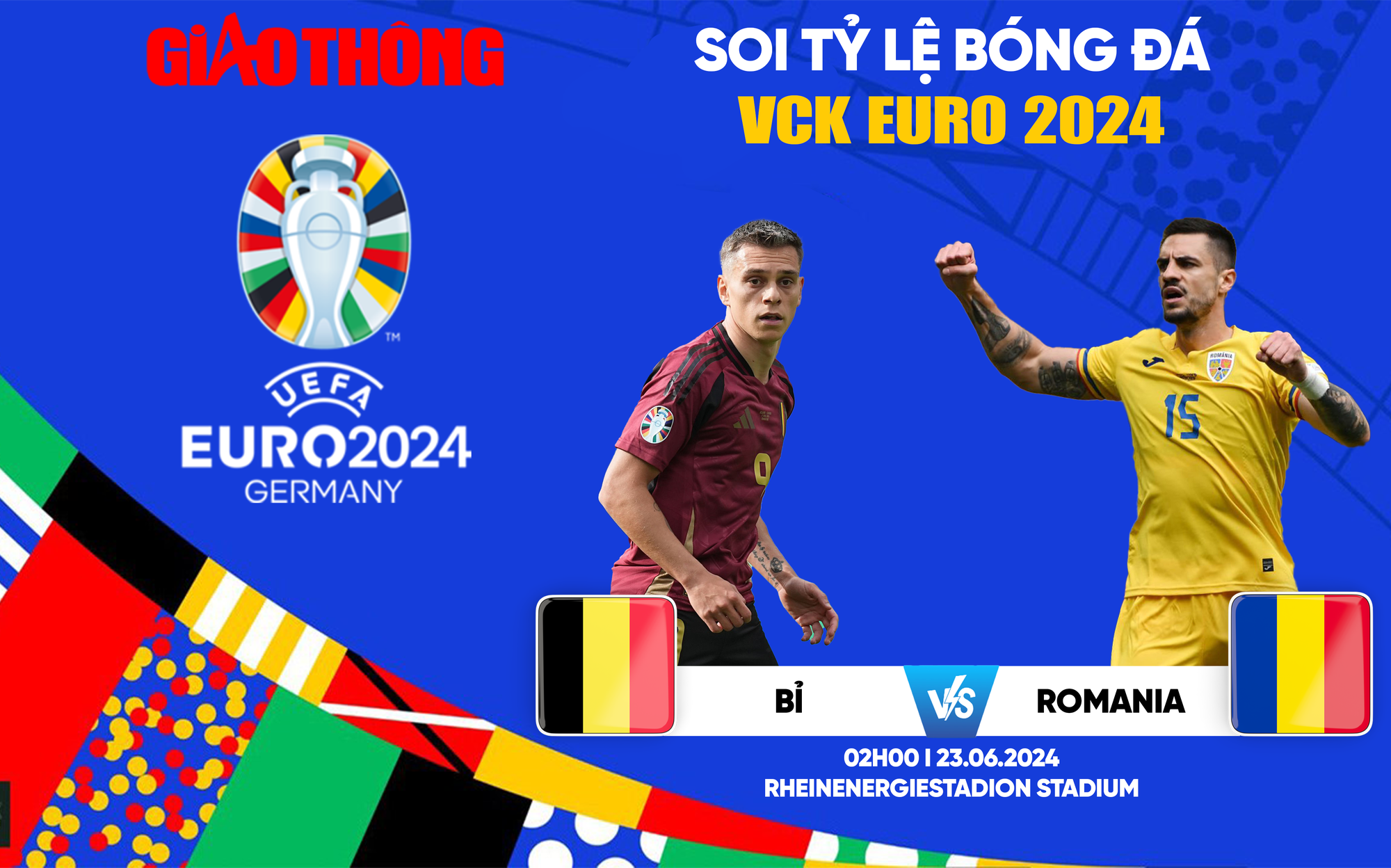 Soi tỷ lệ Bỉ vs Romania (02h ngày 23/6), bảng E EURO 2024- Ảnh 1.