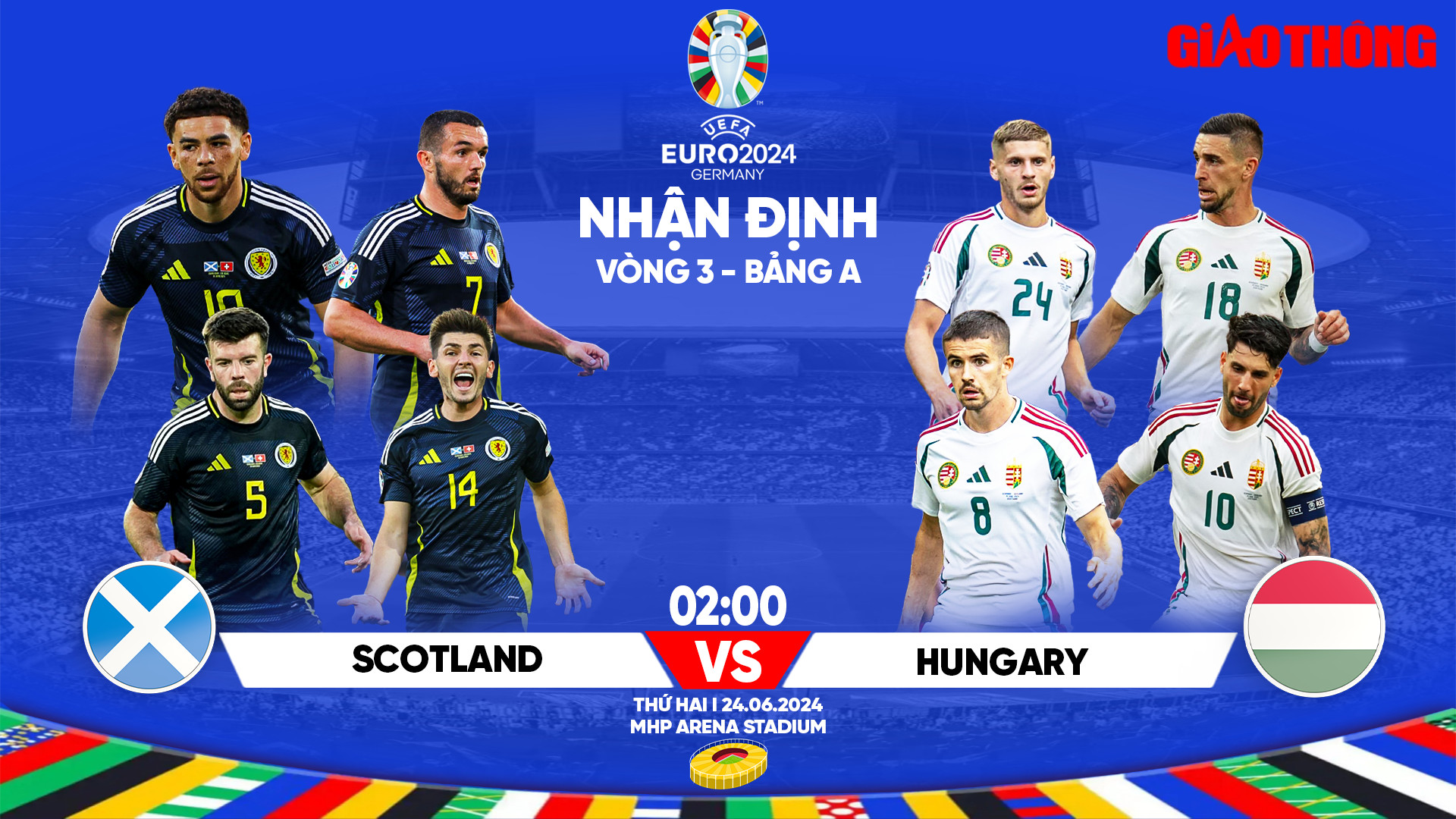 Nhận định, dự đoán kết quả Hungary vs Scotland (2h ngày 24/6), bảng A EURO 2024- Ảnh 1.