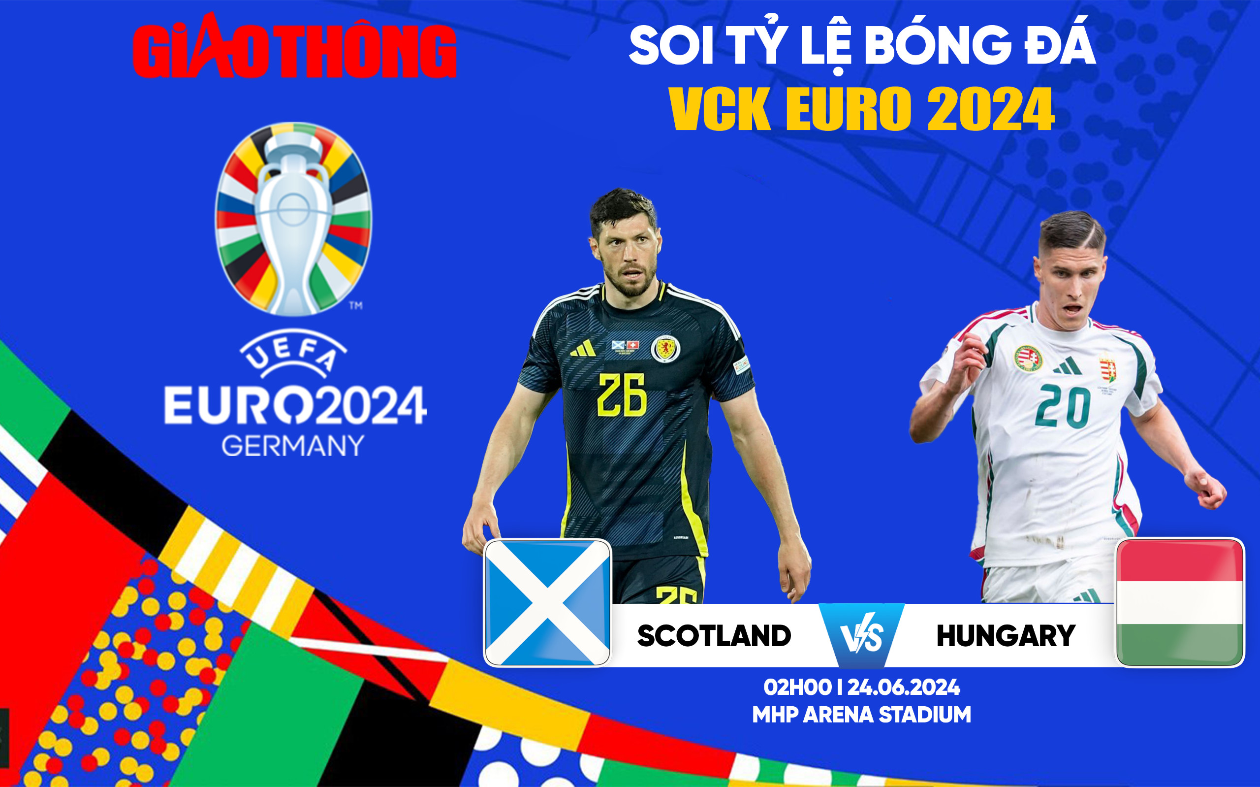 Soi tỷ lệ Hungary vs Scotland (2h ngày 24/6), bảng A EURO 2024- Ảnh 1.