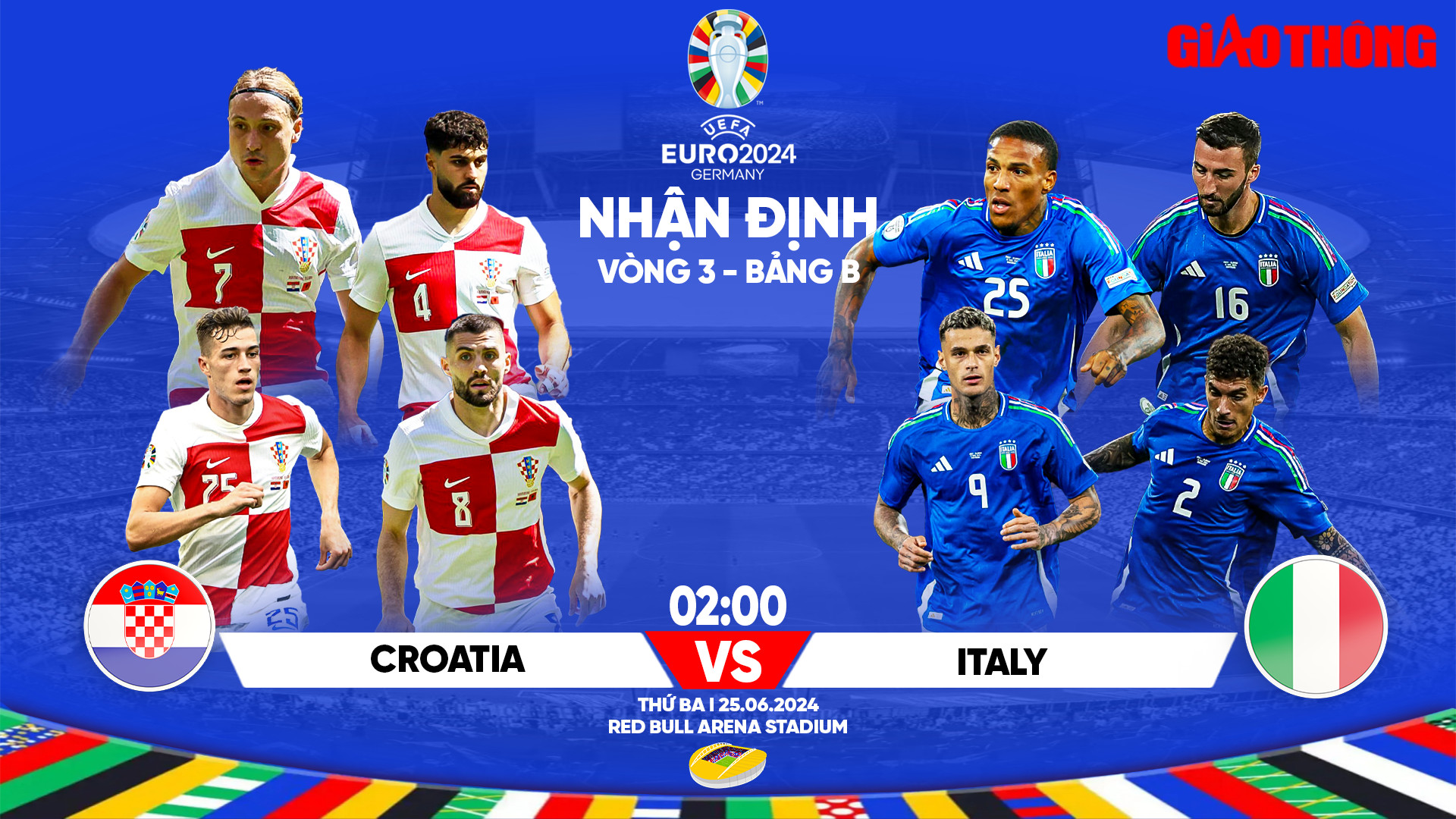 Nhận định Croatia vs Italia (2h ngày 25/6), bảng B EURO 2024- Ảnh 1.