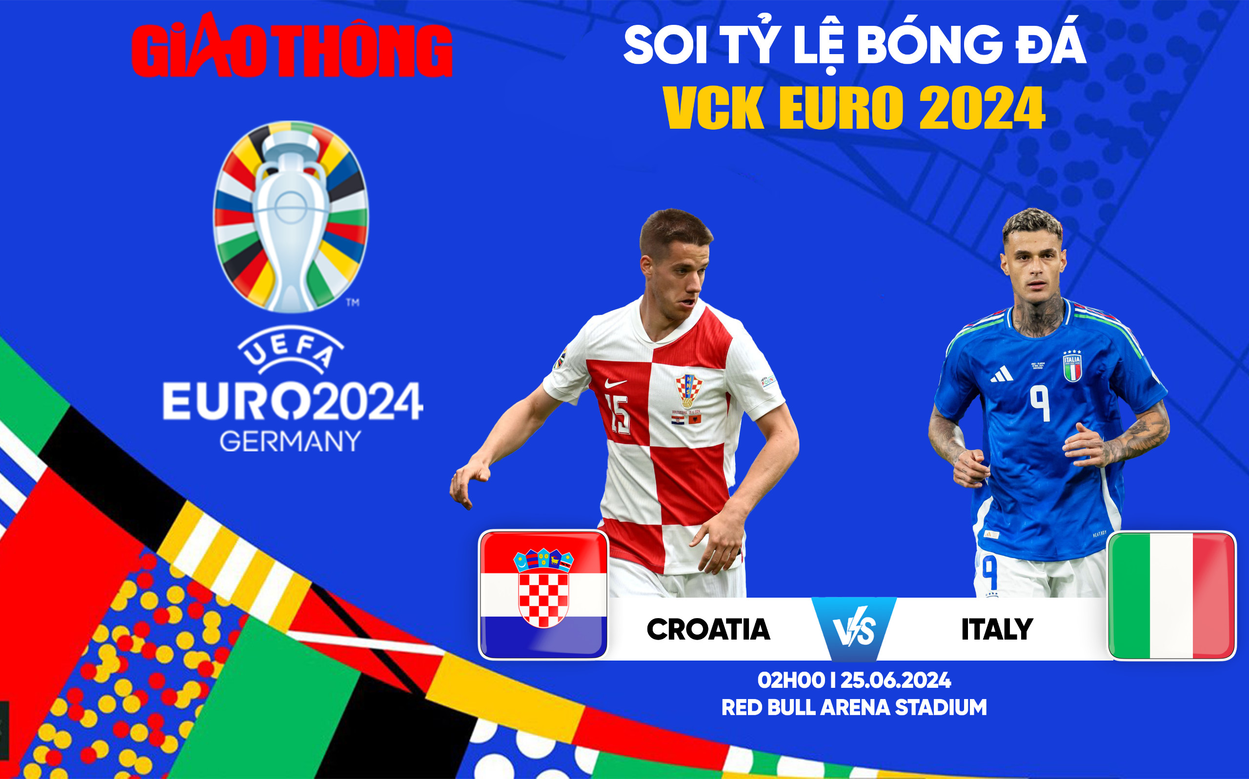 Soi tỷ lệ Croatia vs Italia (2h ngày 25/6), bảng B EURO 2024- Ảnh 1.