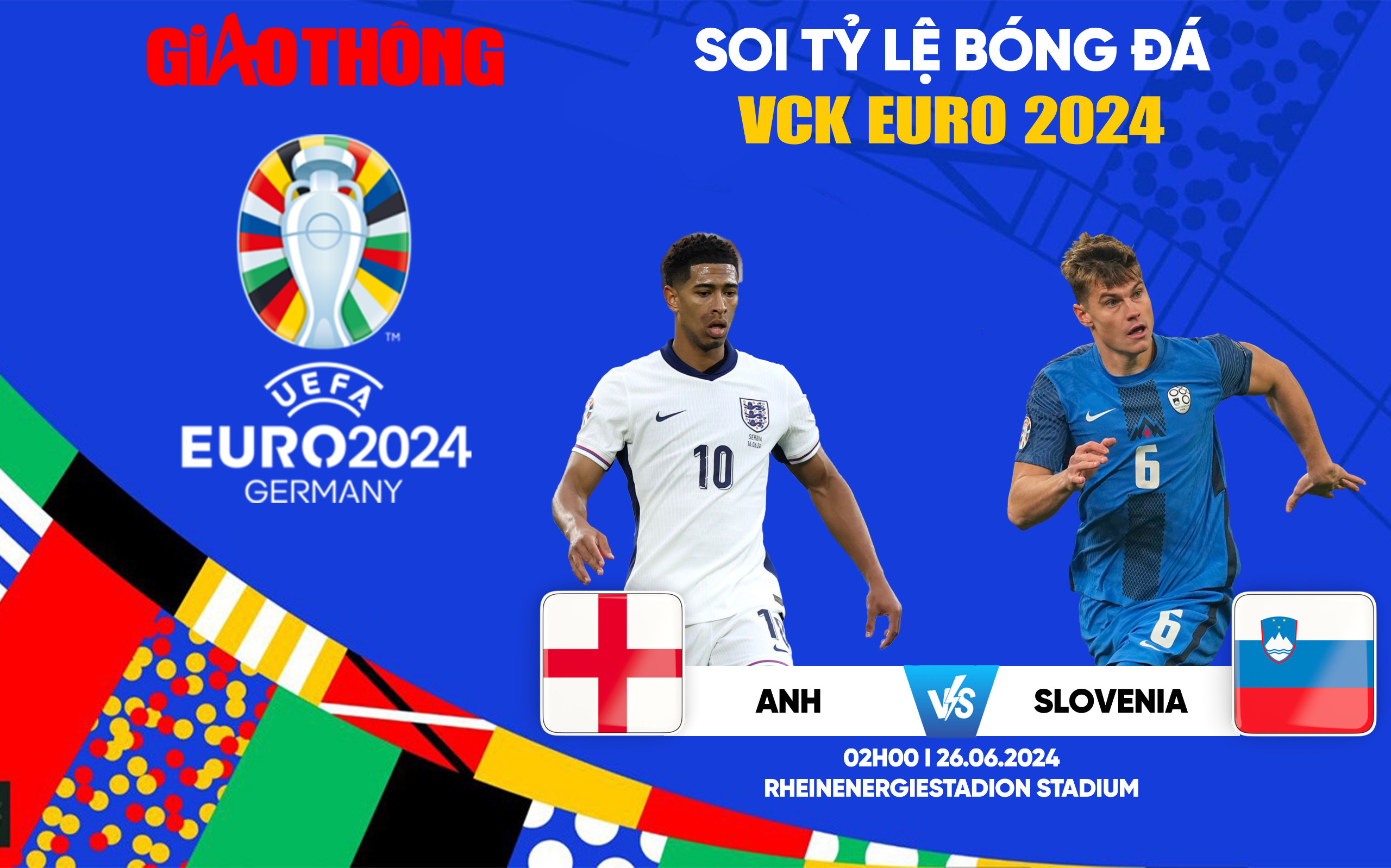 Soi tỷ lệ Anh vs Slovenia (2h ngày 26/6), bảng C EURO 2024- Ảnh 1.