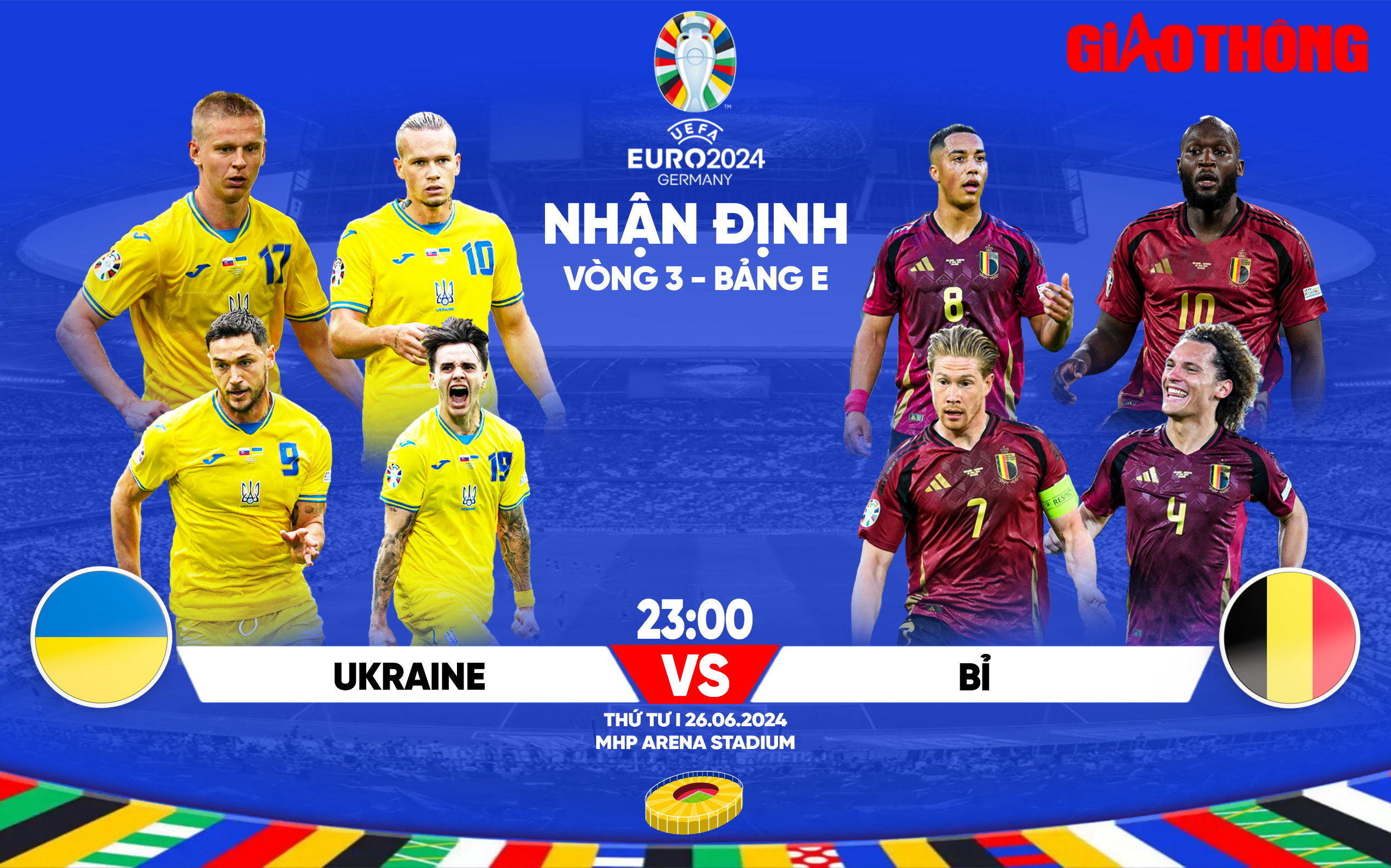 Nhận định, dự đoán kết quả Bỉ vs Ukraine (23h ngày 26/6), bảng E EURO 2024- Ảnh 1.