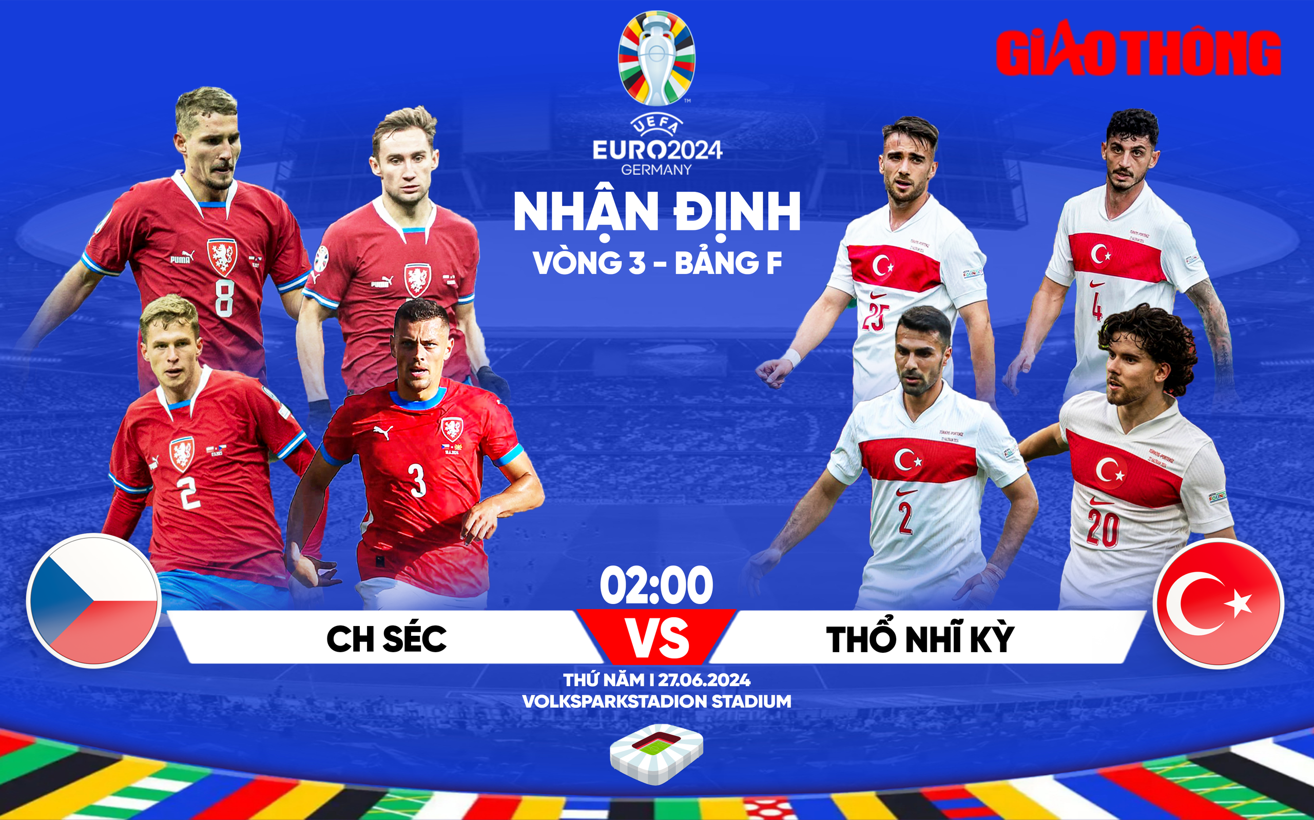 Nhận định, dự đoán kết quả CH Séc vs Thổ Nhĩ Kỳ (2h ngày 27/6), bảng F EURO 2024- Ảnh 1.