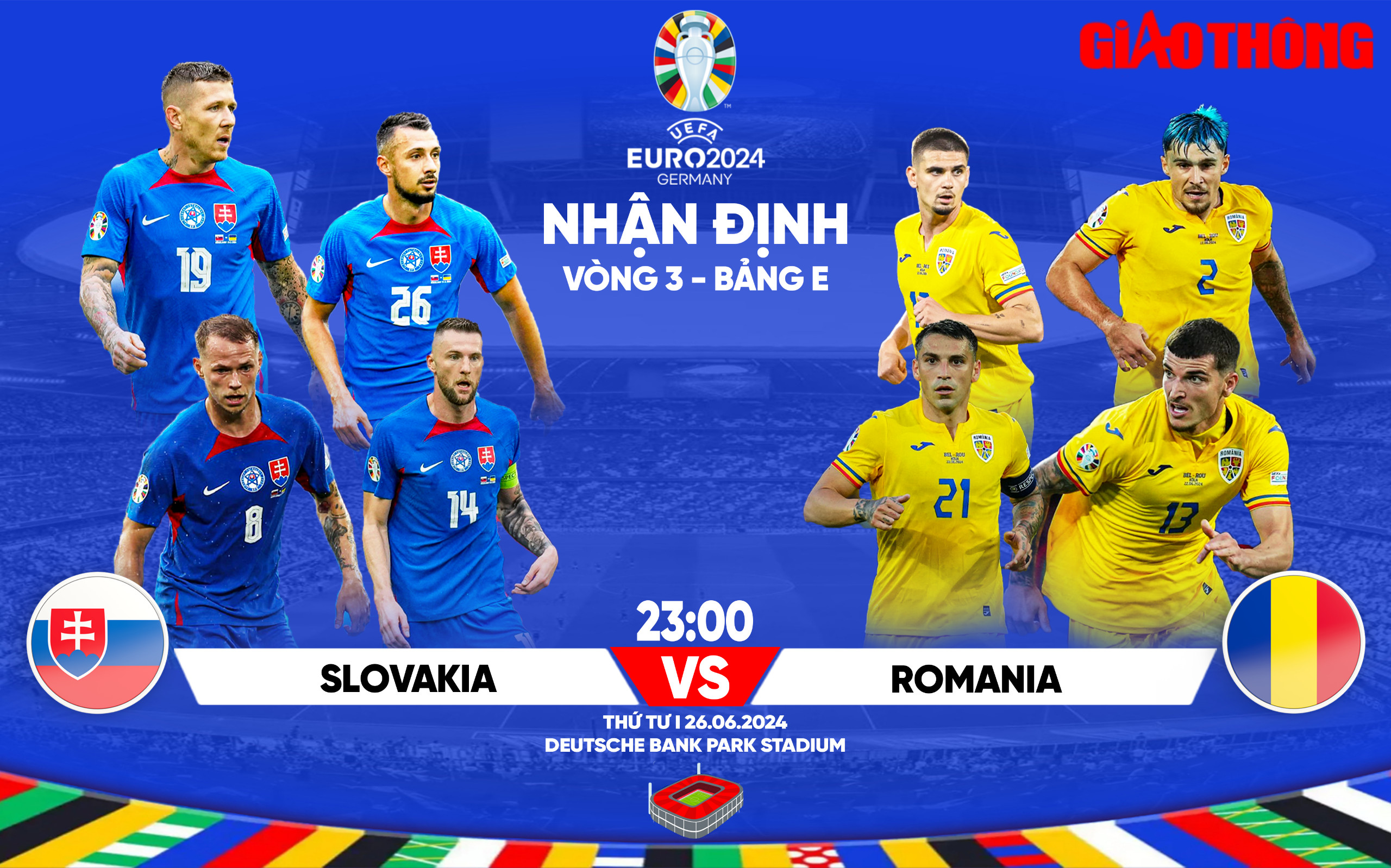 Nhận định, dự đoán kết quả Slovakia vs Romania (23h ngày 26/6), bảng E EURO 2024- Ảnh 1.