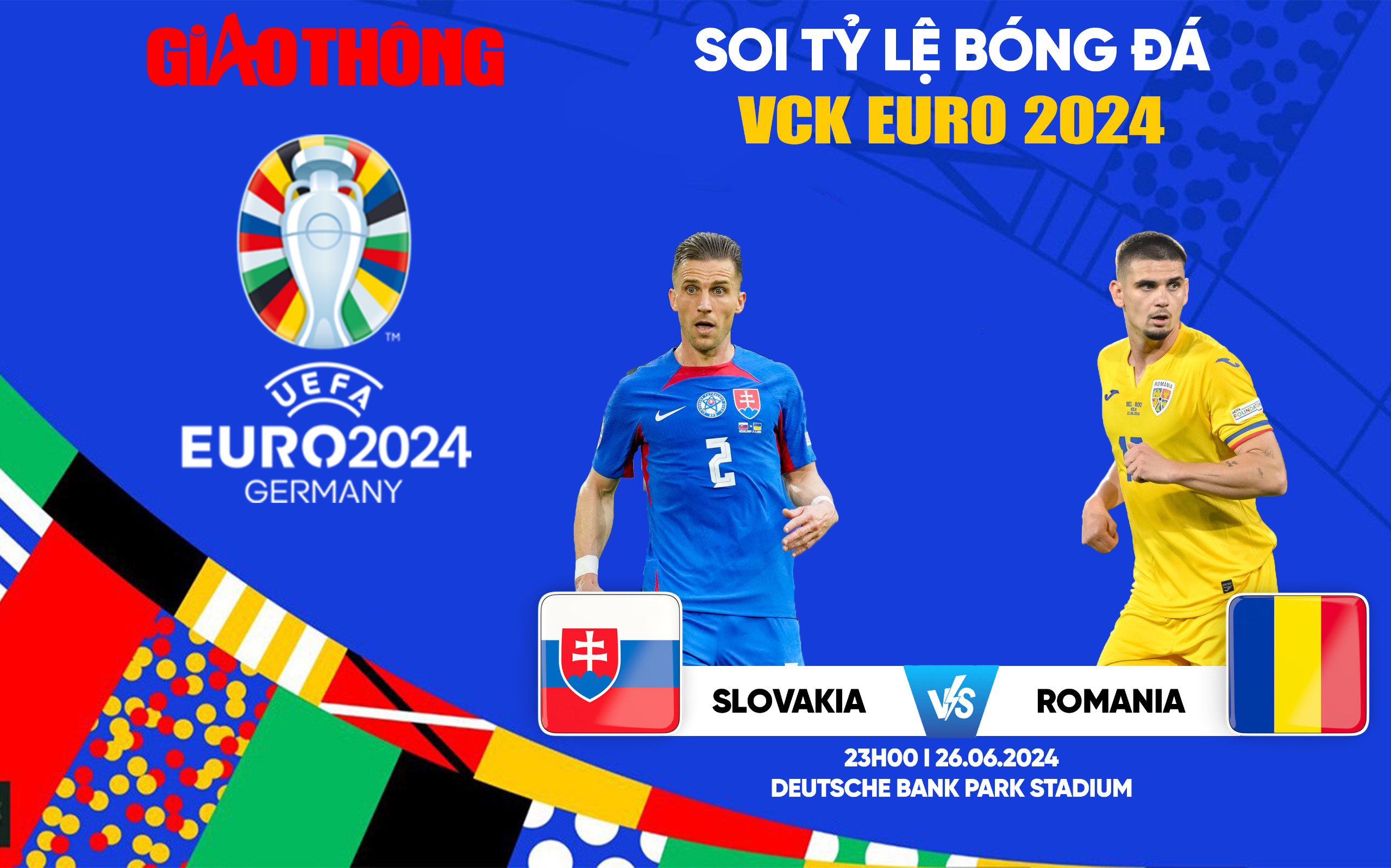 Soi tỷ lệ Slovakia vs Romania (23h ngày 26/6), bảng E EURO 2024- Ảnh 1.