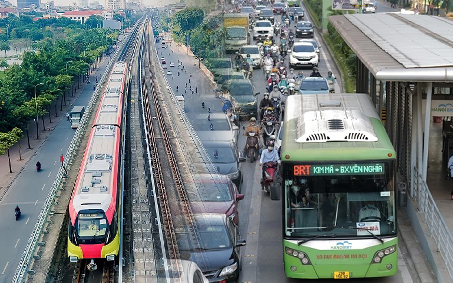 Hà Nội nói gì về thông tin thay buýt nhanh BRT bằng đường sắt đô thị?- Ảnh 2.