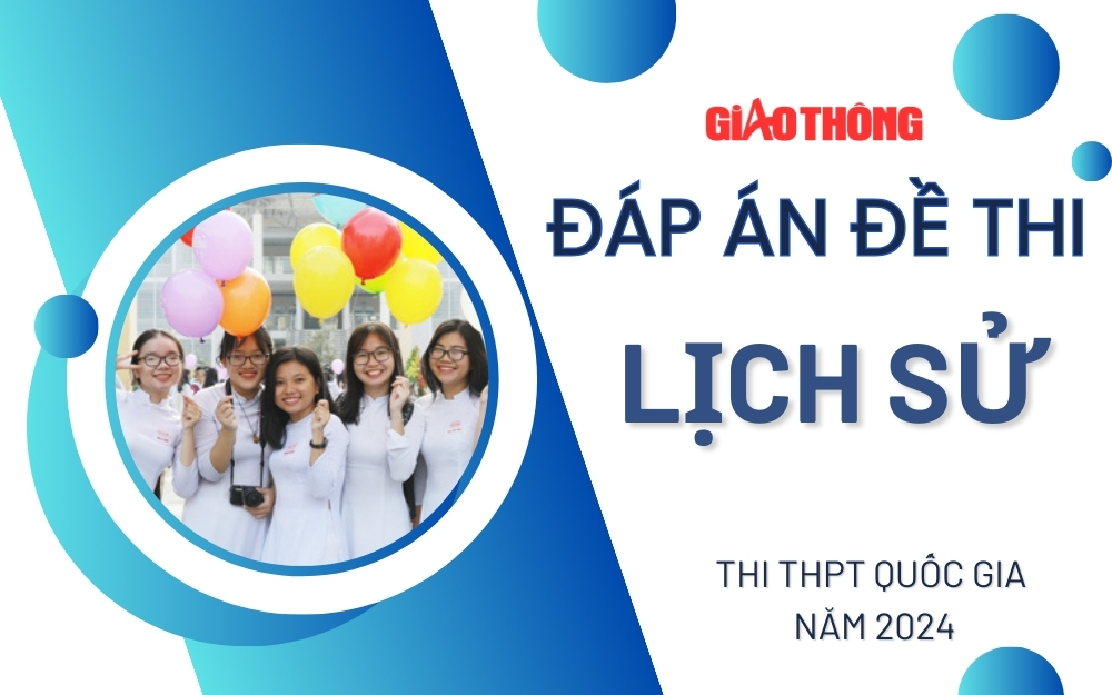 Đáp án đề thi môn Lịch sử THPT Quốc gia 2024 tất cả mã đề.