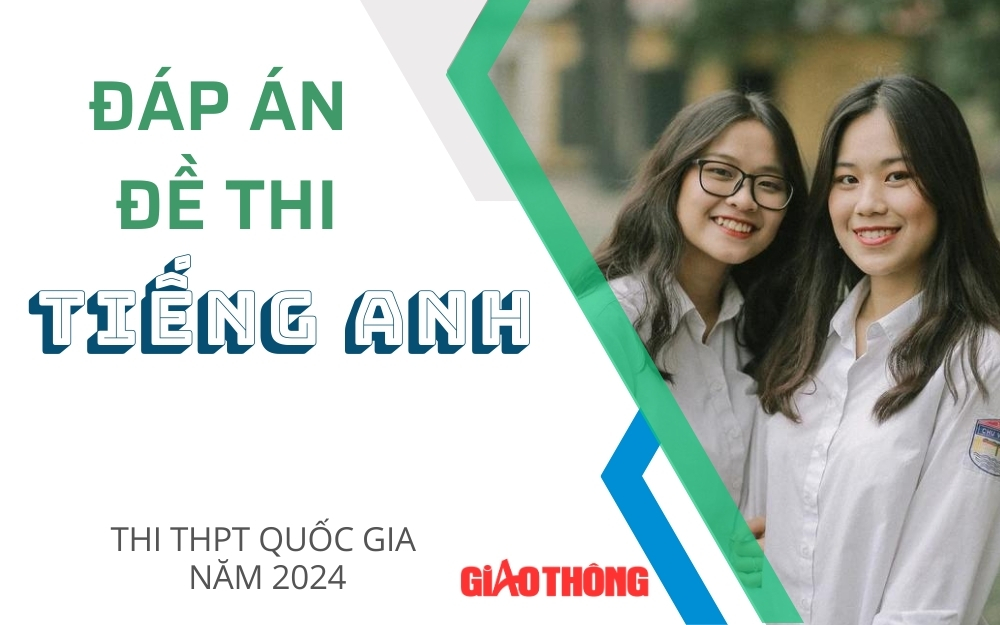 Đáp án đề thi môn Tiếng Anh THPT 2024 tất cả mã đề