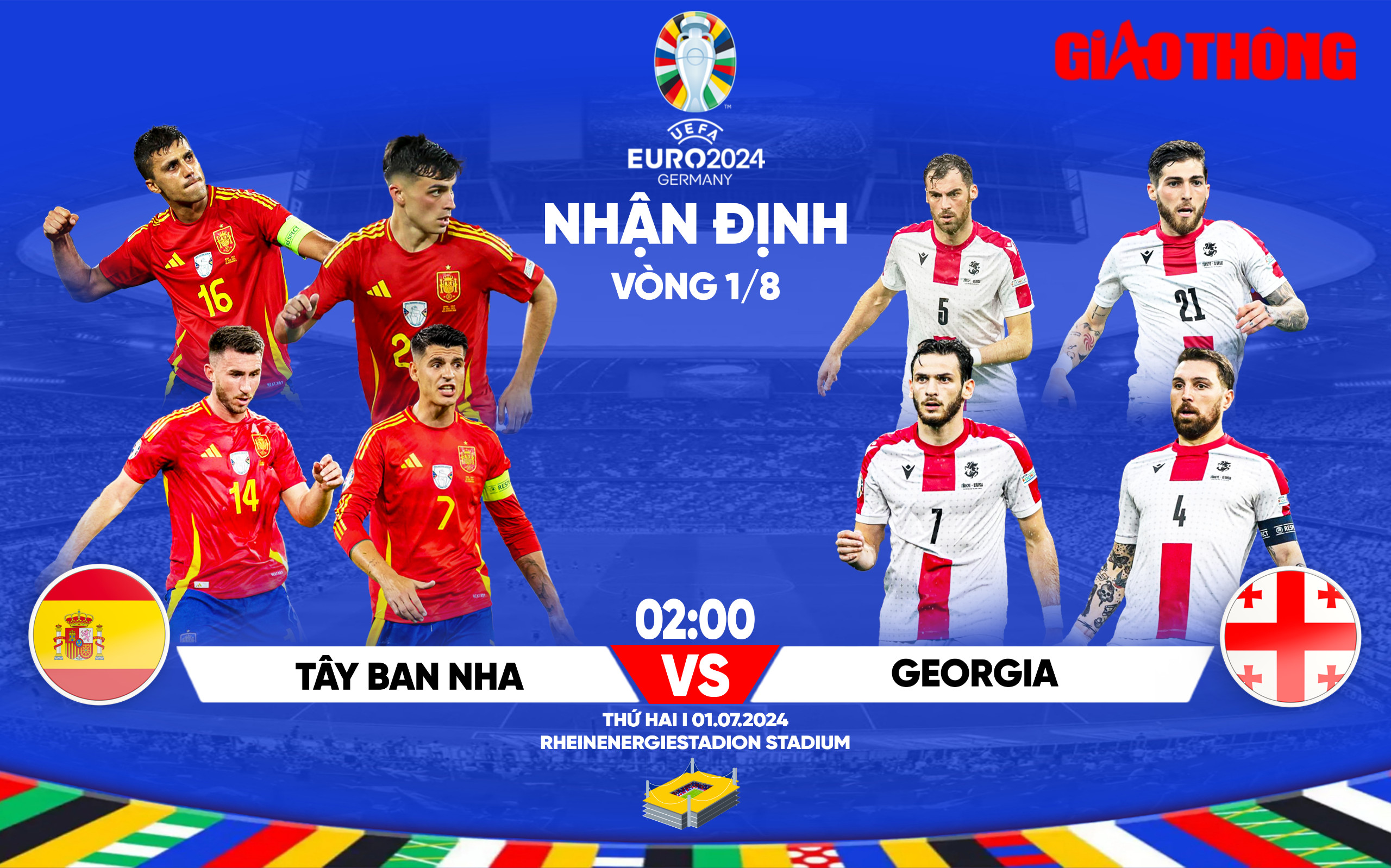 Nhận định, dự đoán kết quả Tây Ban Nha vs Georgia (2h ngày 1/7), vòng 1/8 EURO 2024- Ảnh 1.