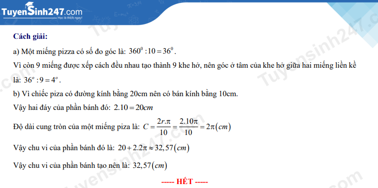 Đáp án đề thi tuyển sinh lớp 10 môn Toán An Giang năm 2024- Ảnh 7.