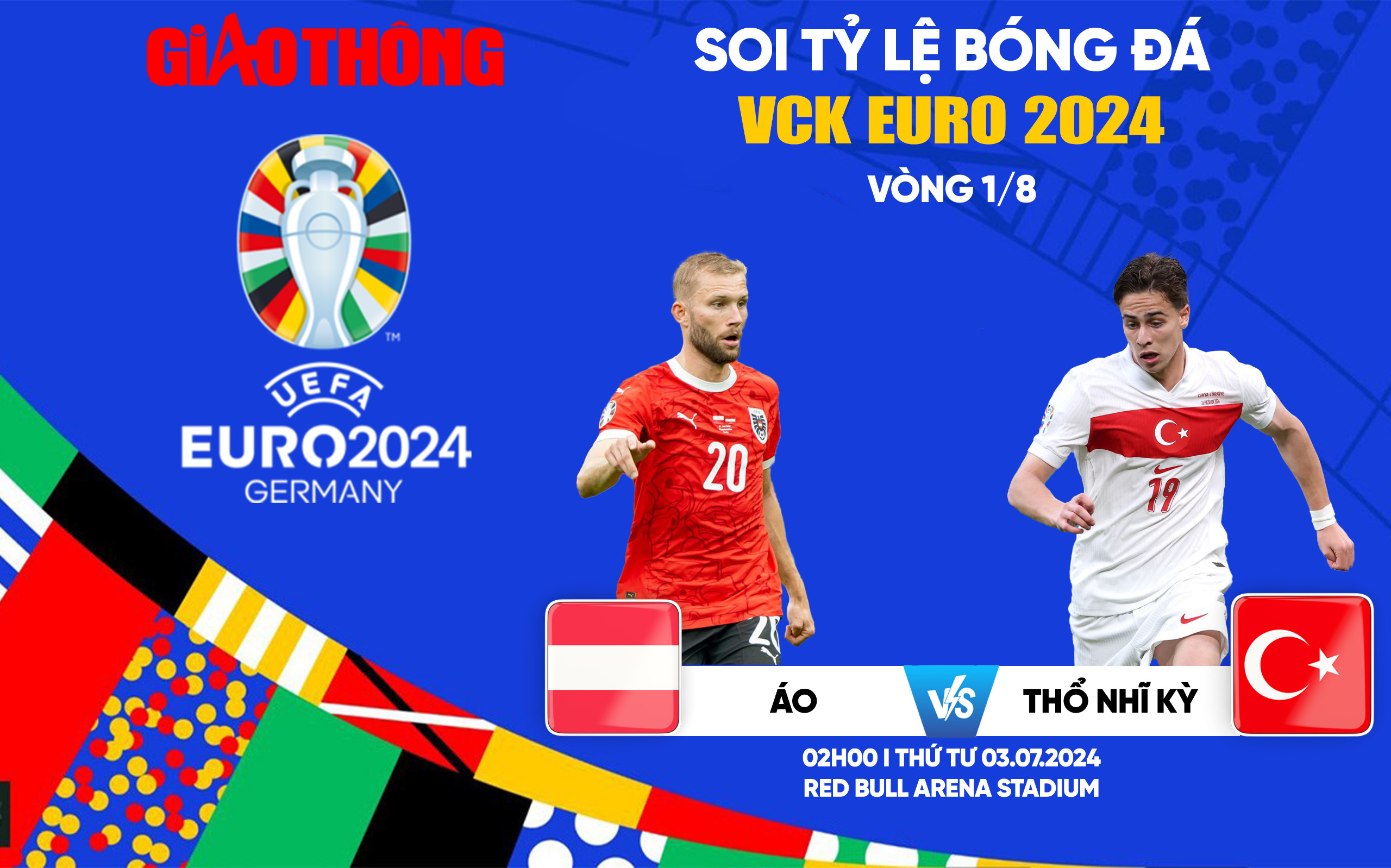 Soi tỷ lệ Áo vs Thổ Nhĩ Kỳ (2h ngày 3/7), vòng 1/8 EURO 2024- Ảnh 1.