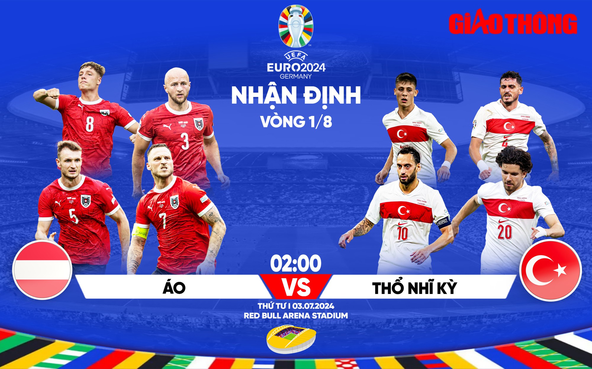 Nhận định, dự đoán kết quả Áo vs Thổ Nhĩ Kỳ (2h ngày 3/7), vòng 1/8 EURO 2024- Ảnh 1.