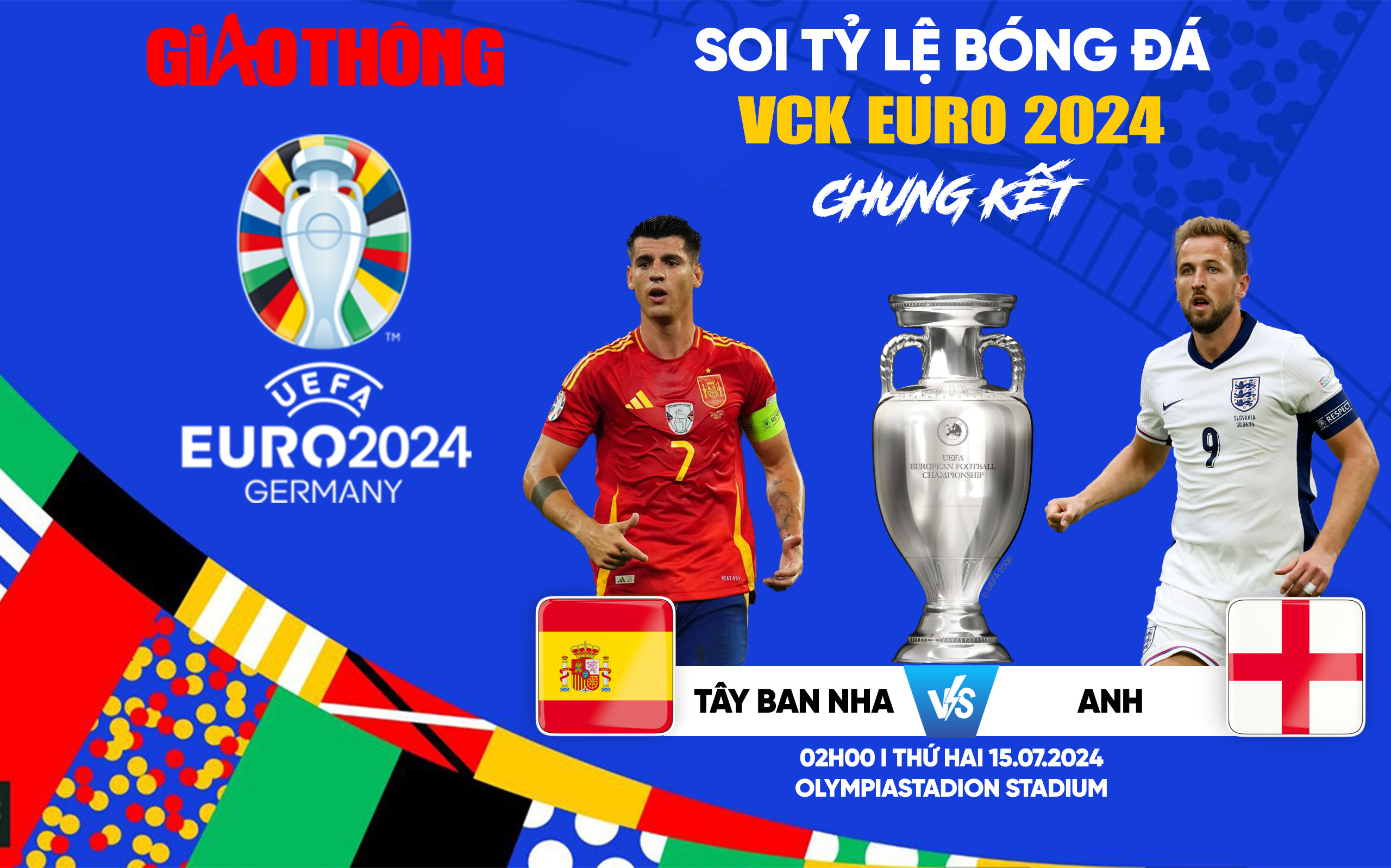 Soi tỷ lệ Tây Ban Nha vs Anh (2h ngày 15/7), chung kết EURO 2024- Ảnh 1.