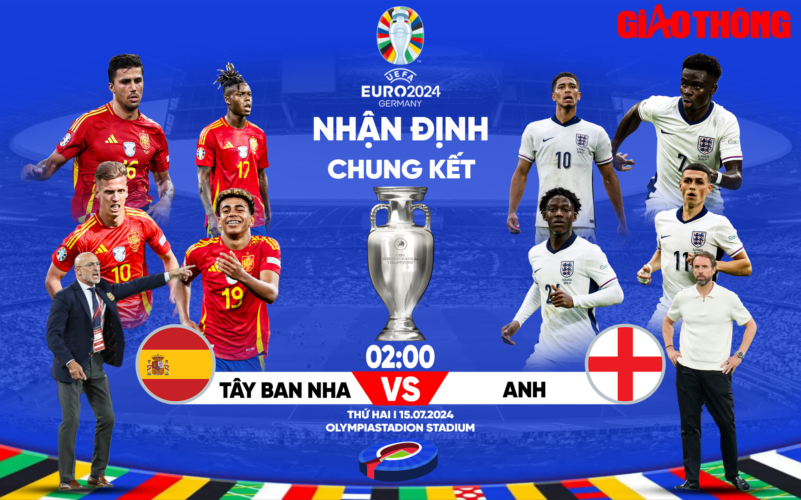 Nhận định, dự đoán kết quả Tây Ban Nha vs Anh (2h ngày 15/7), chung kết EURO 2024- Ảnh 1.