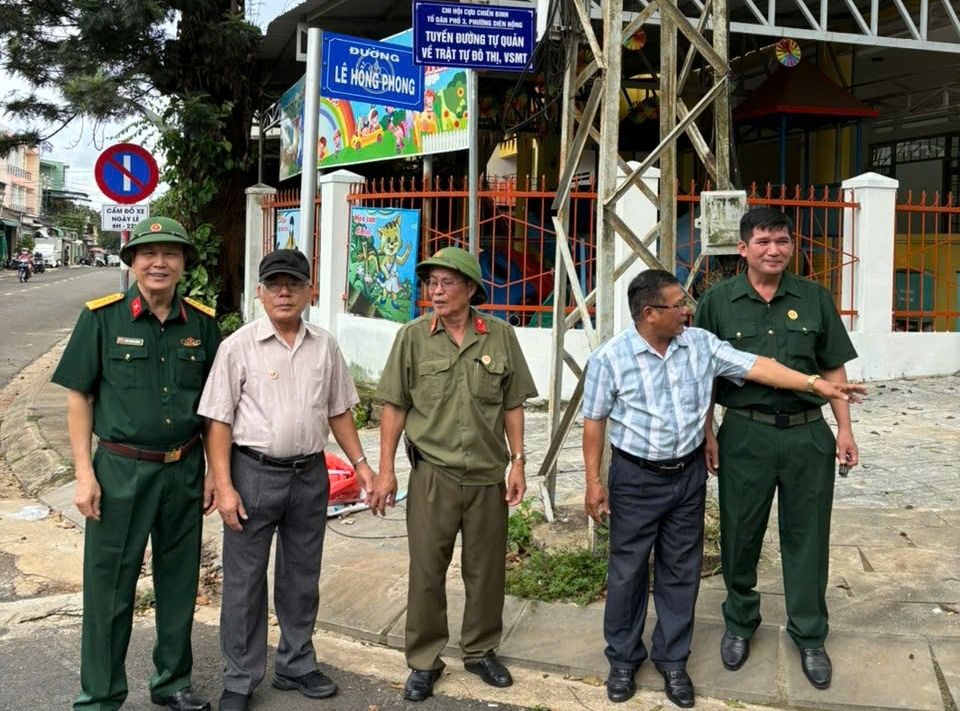 Gia Lai: Nhân rộng mô hình cựu chiến binh tham gia đảm bảo trật tự ATGT- Ảnh 1.