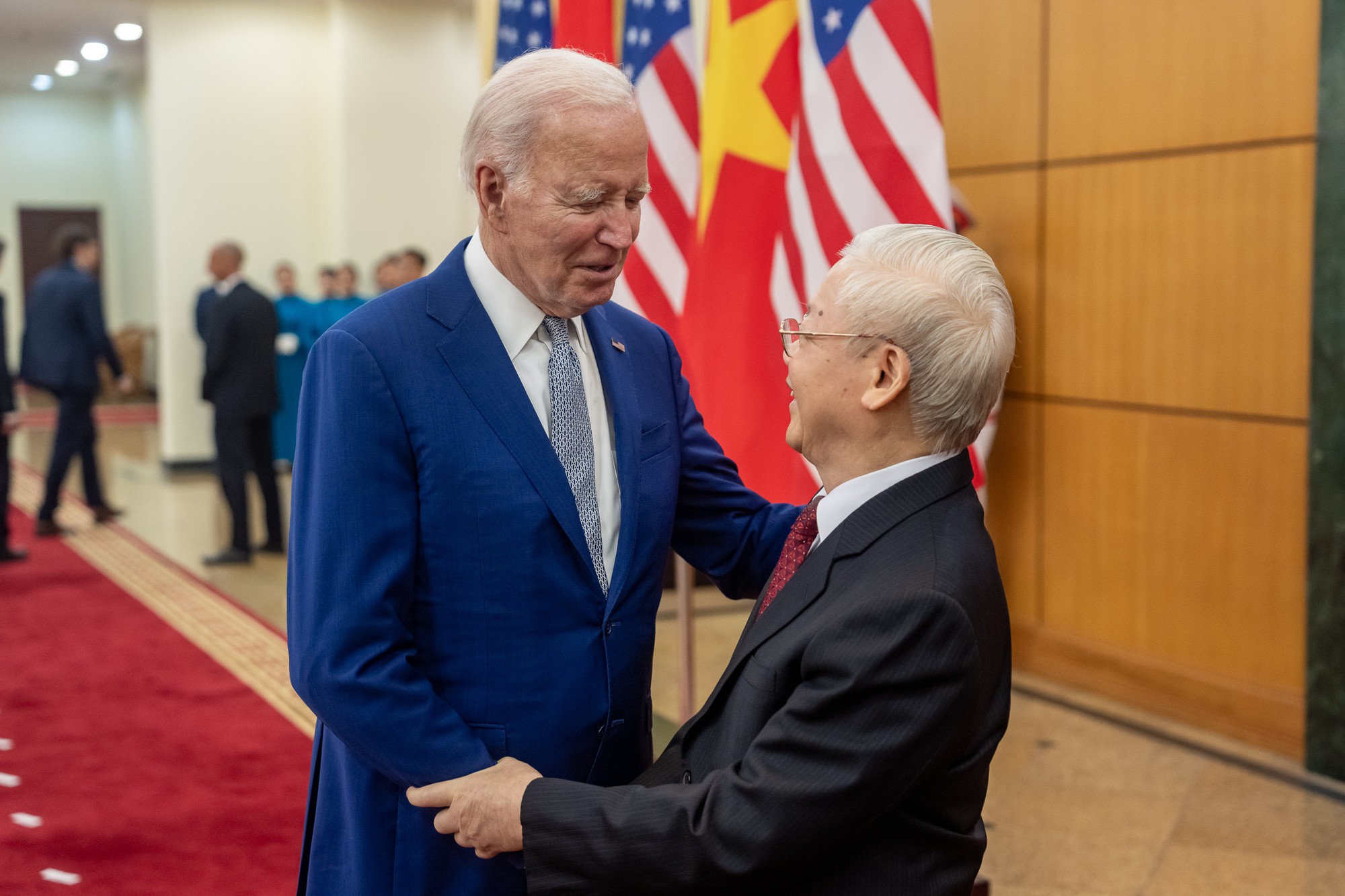 Thư chia buồn của Tổng thống Joe Biden trước sự ra đi của Tổng Bí thư Nguyễn Phú Trọng- Ảnh 1.