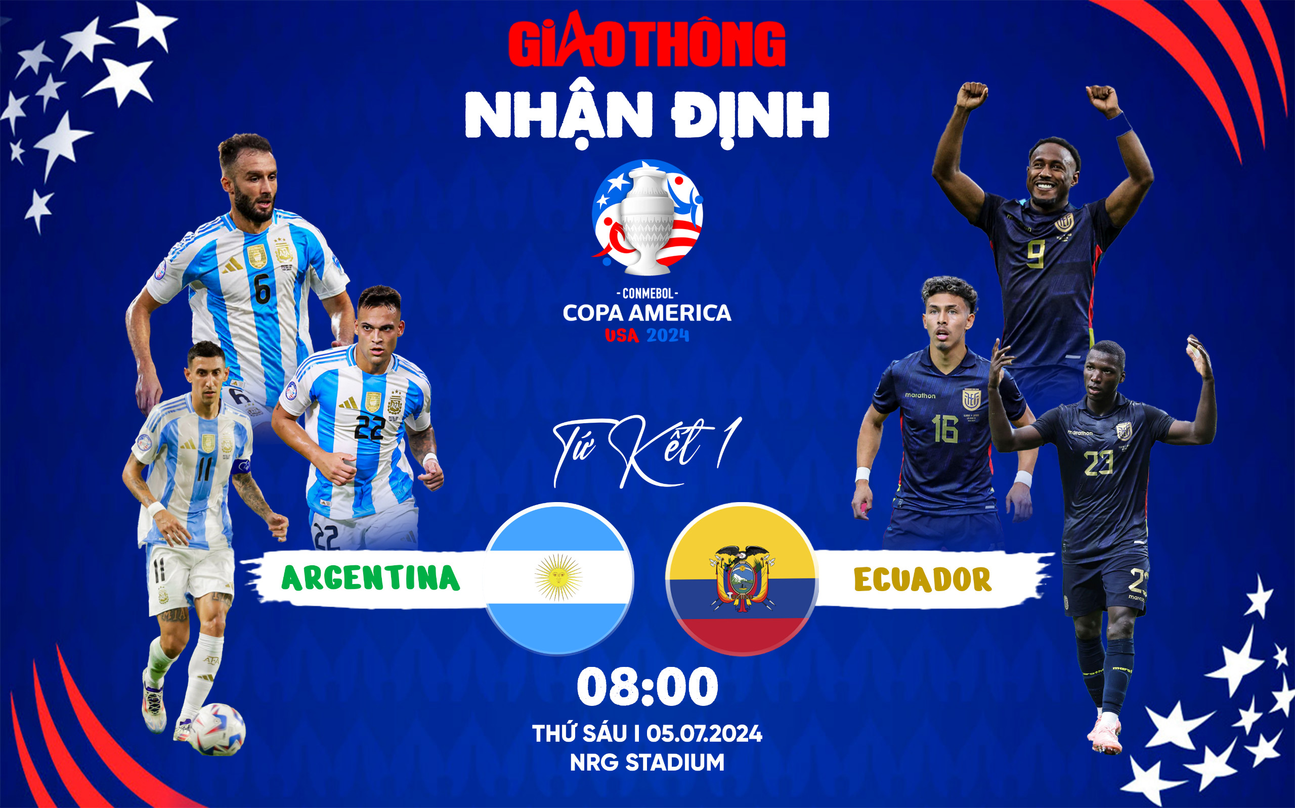 Nhận định, dự đoán kết quả Argentina vs Ecuador (8h ngày 5/7), tứ kết Copa America 2024- Ảnh 1.