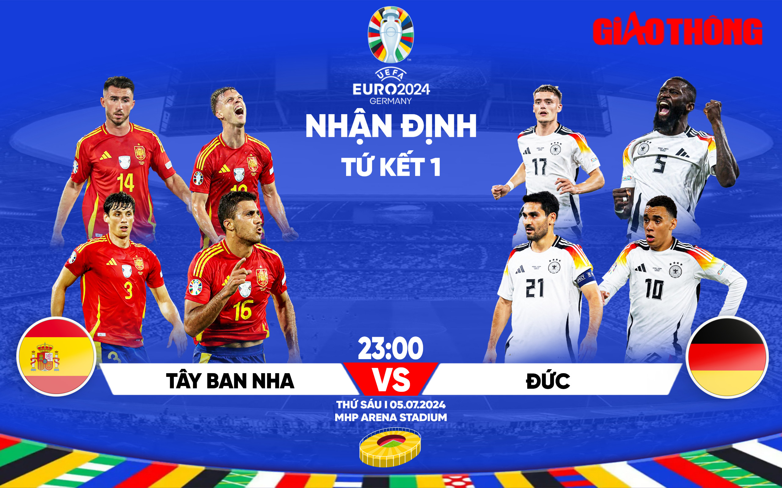 Nhận định Tây Ban Nha vs Đức (23h ngày 5/7), tứ kết EURO 2024- Ảnh 1.