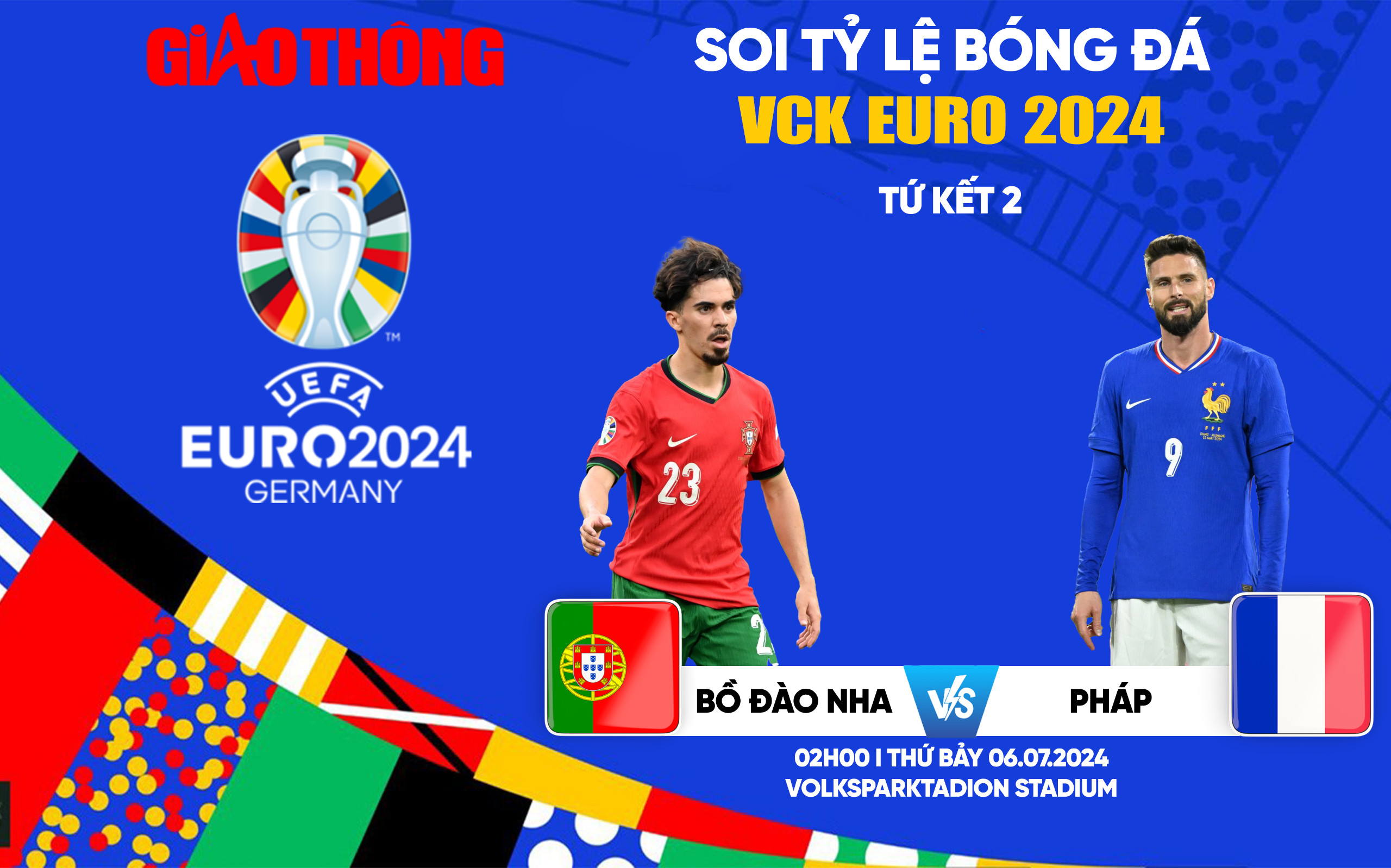 Soi tỷ lệ Pháp vs Bồ Đào Nha (2h ngày 6/7), tứ kết EURO 2024- Ảnh 1.