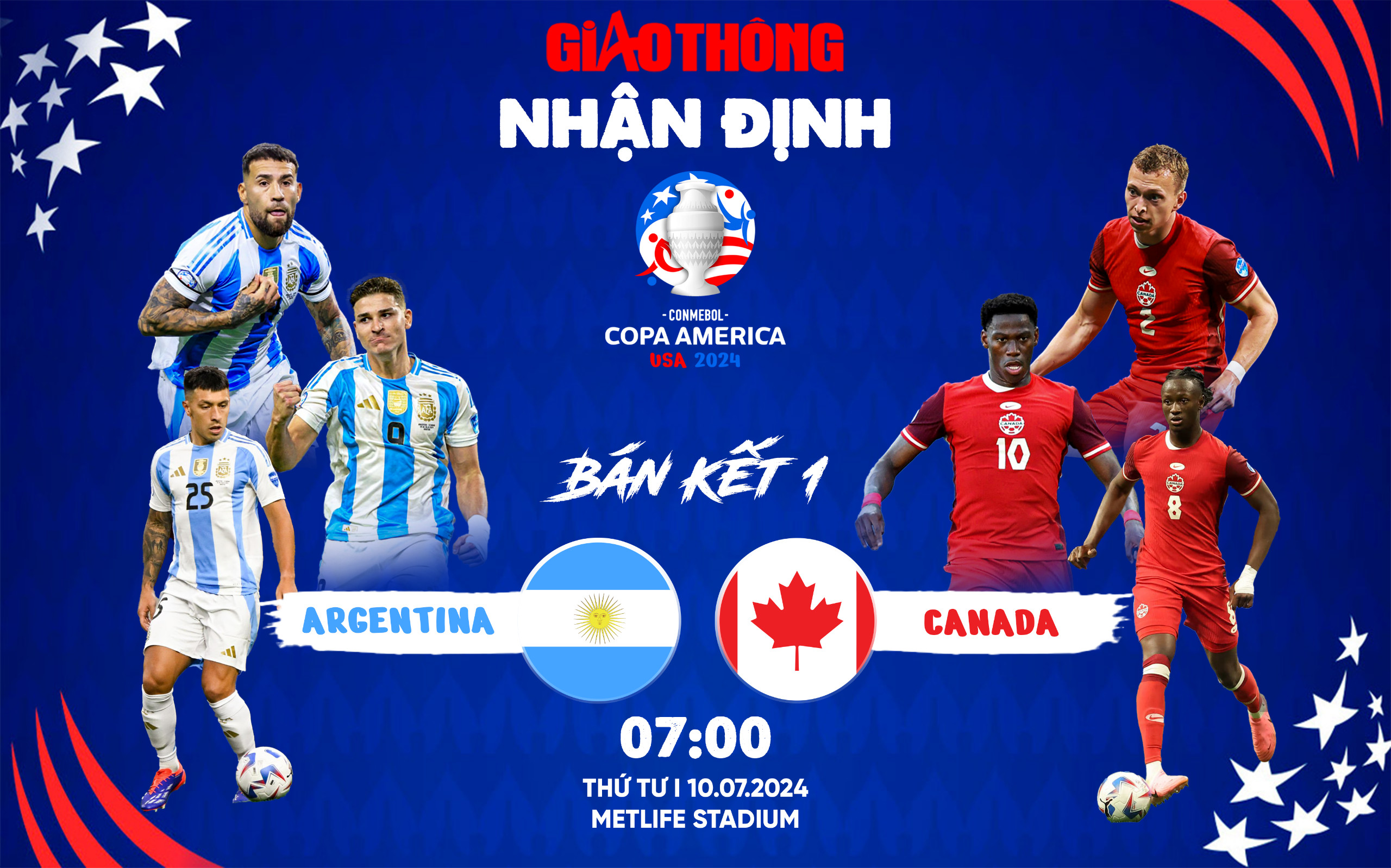 Nhận định, dự đoán kết quả Argentina vs Canada (7h ngày 10/7), bán kết Copa America 2024- Ảnh 1.